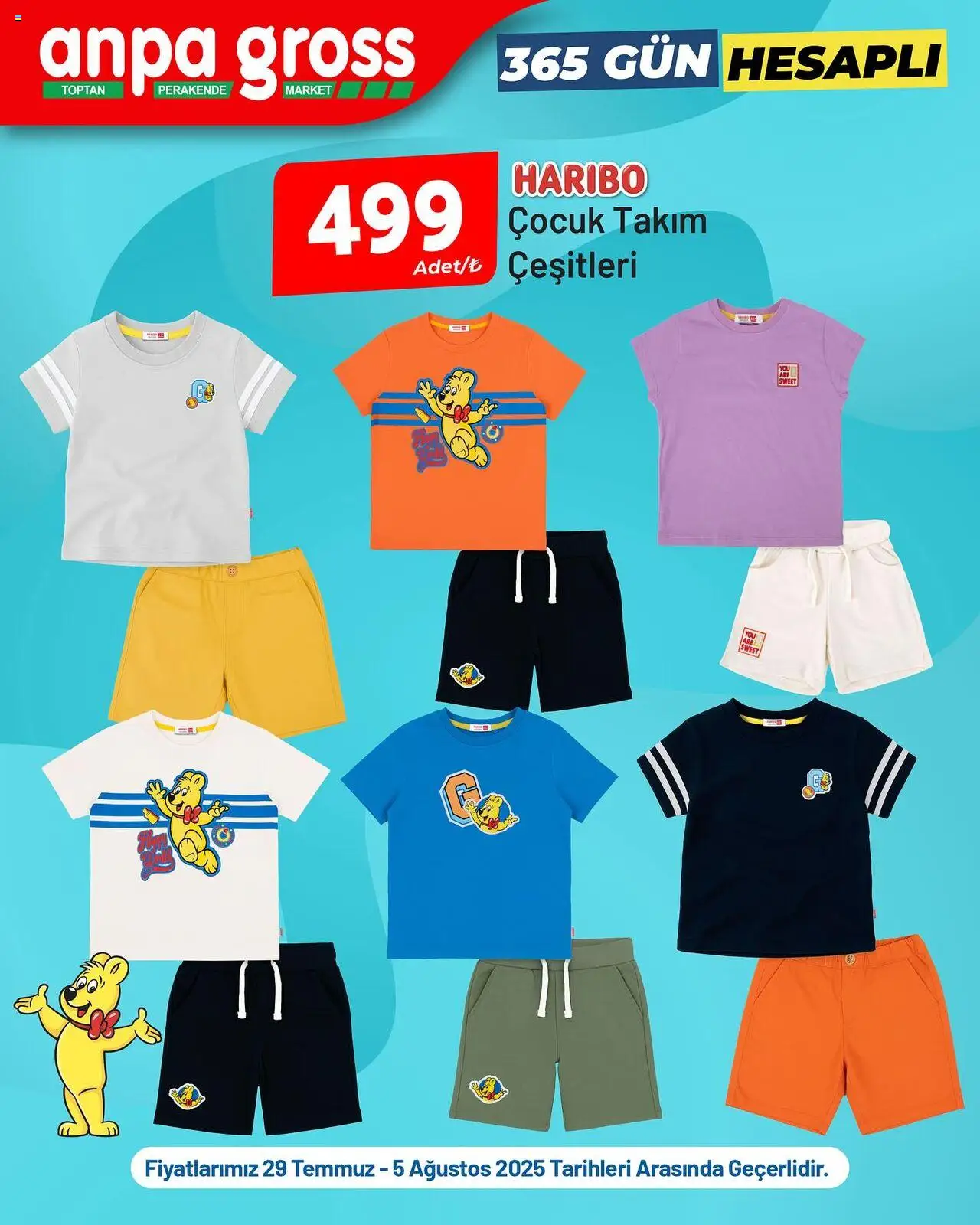 Anpa Gross Haribo kadar tatlı yaz kombinleri - 29.07.2025 tarihinden itibaren geçerlidir | Sayfa: 1