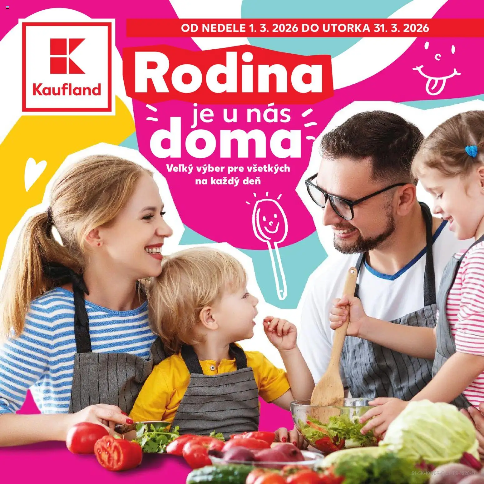 Kaufland SK akciós ujság - amely érvényes a következő dátumtól: 01.03.2026 | Oldal: 1