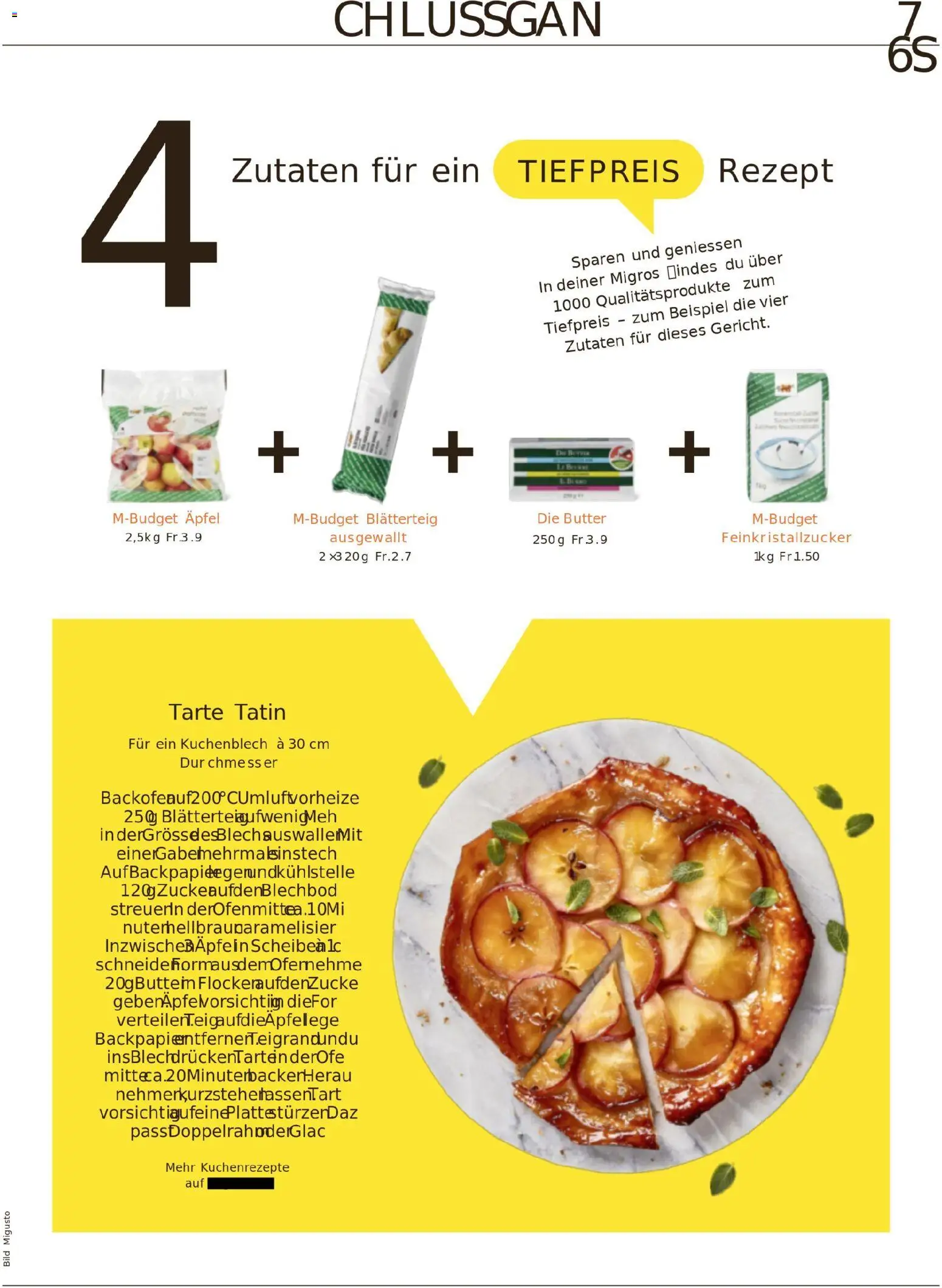 Migros Magazin – gültig ab 04.11.2025 | Seite: 79 | Produkte: Butter, Äpfel