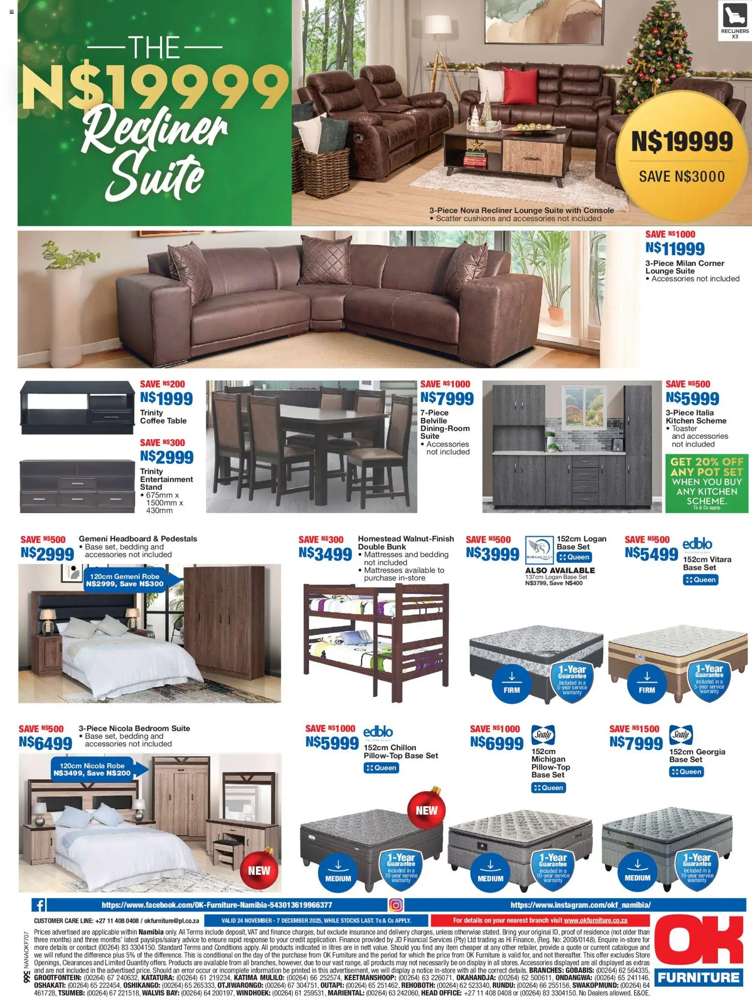 New OK Furniture catalogue – valid from 24.11.2025 | Page: 4 | Products: Headboard, Toaster, Table, Coffee