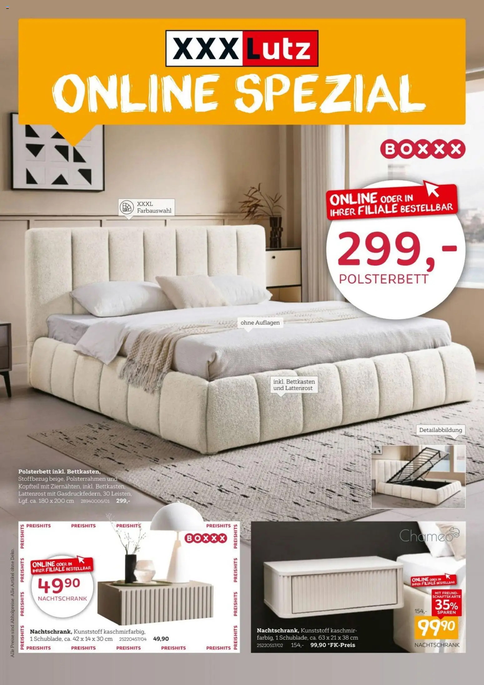 XXXL Lutz Online Spezial – gültig ab 22.03.2026 | Seite: 1