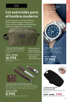 Vista previa Oriflame - Catálogo Campaña 16 válido desde el 19.11.2025 | Página: 65 | Productos: Reloj, Γαύρος, Exfoliante corporal, Neceser