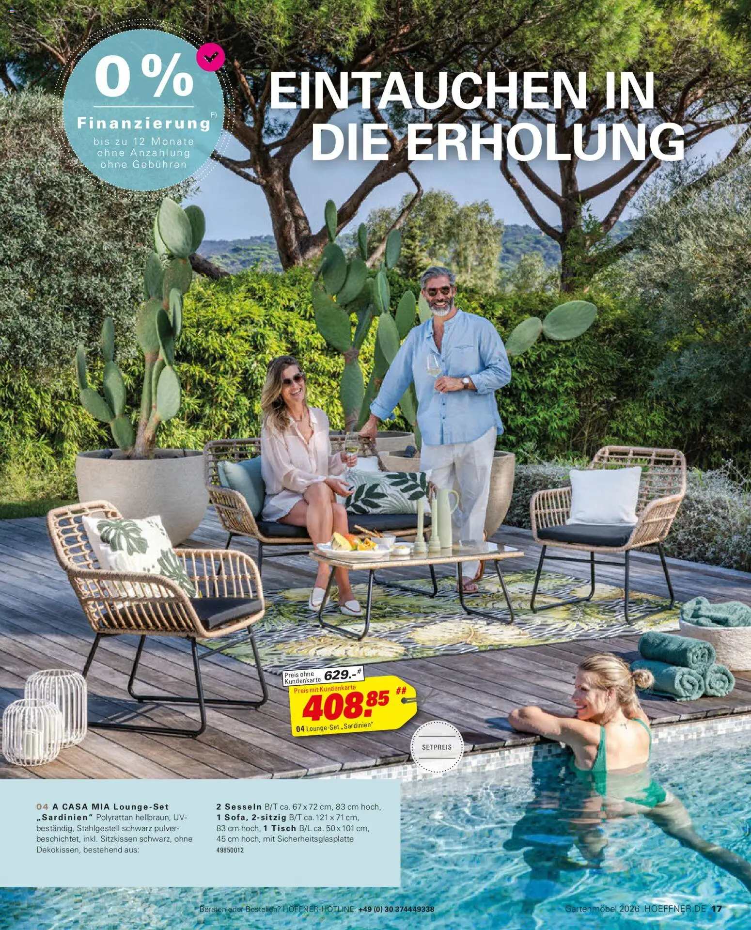 Höffner Prospekt Gartenmöbel – gültig ab 27.03.2026 | Seite: 17 | Produkte: Tisch, Gartenmöbel