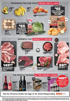 OK Foods specials catalogue – valid from 24.10.2025 | Page: 2 | Products: Apples, Bananas, Potatoes, Lettuce