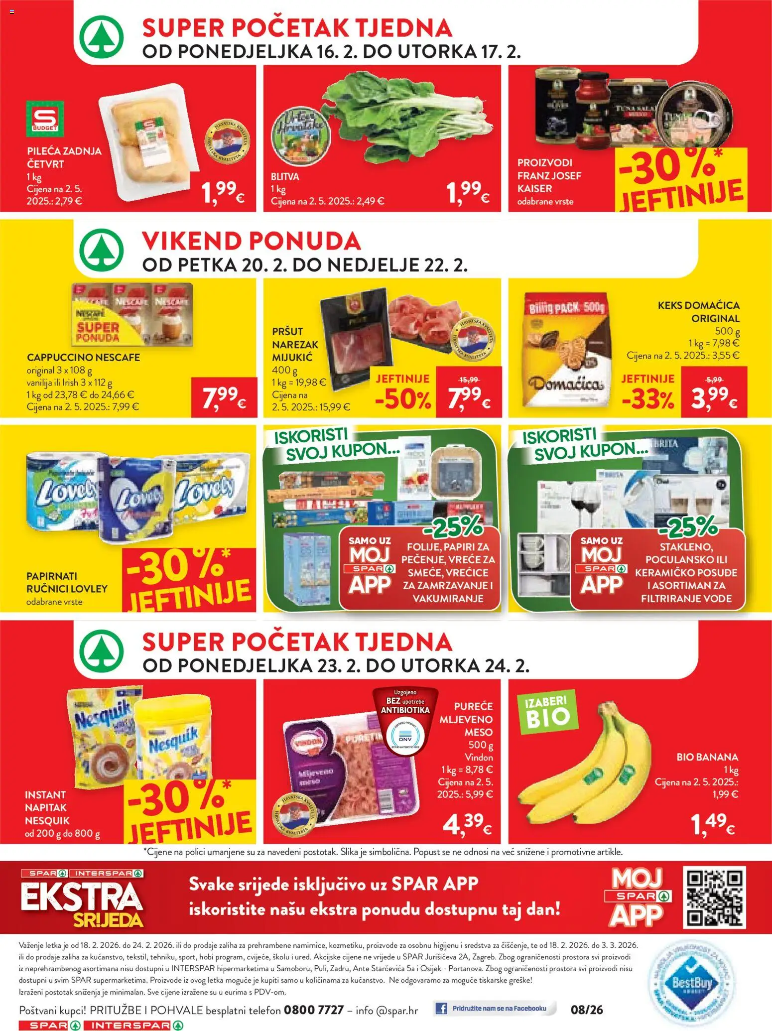 Spar katalog | vrijedi od 18.02.2026 | Stranica: 36 | Proizvodi: Pršut, Mljeveno meso, Telefon, Cappuccino