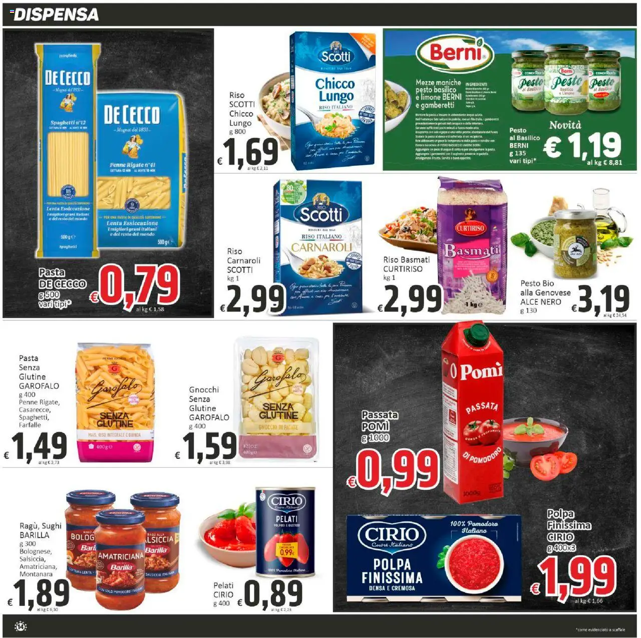 Volantino Paghi Poco del 18.09.2025 | Pagina: 14 | Prodotti: Riso Basmati, Riso, Sale, Gamberetti
