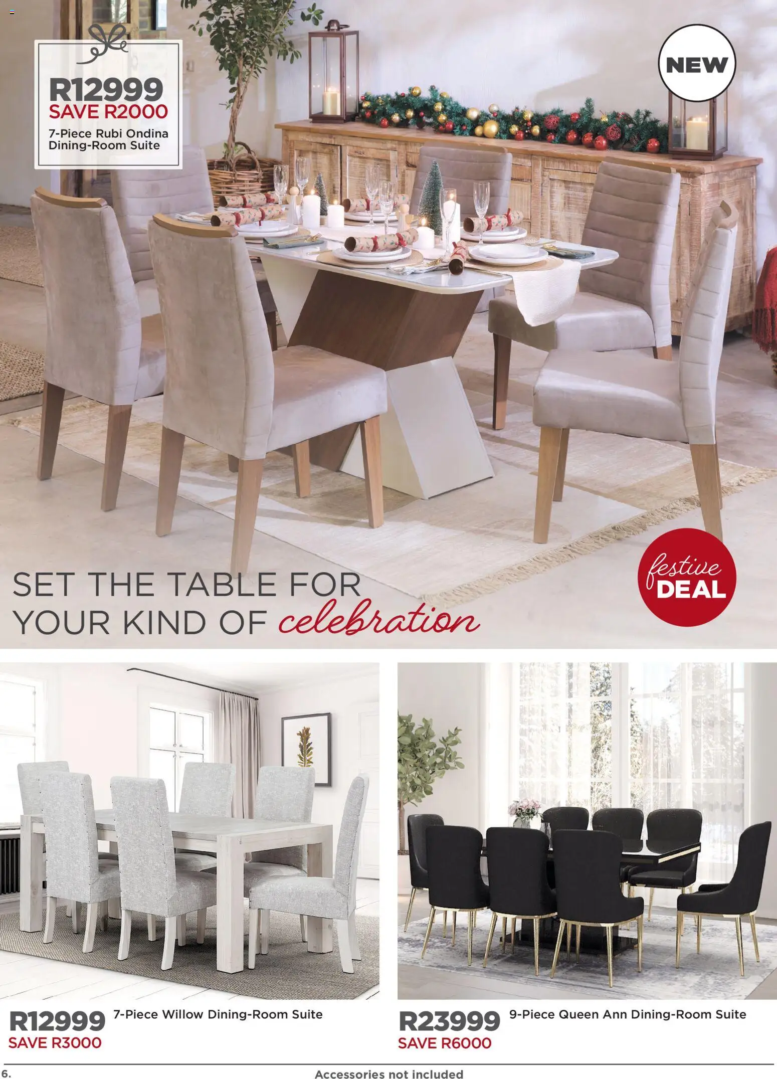New House and Home catalogue – valid from 17.11.2025 | Page: 6 | Products: Table