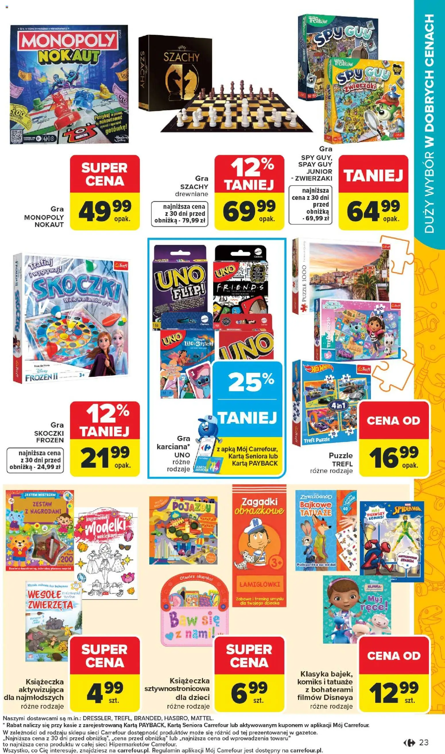 Carrefour Gazetka - Łap super okazje od 02.02.2026 | Strona: 23 | Produkty: Karta, Gry