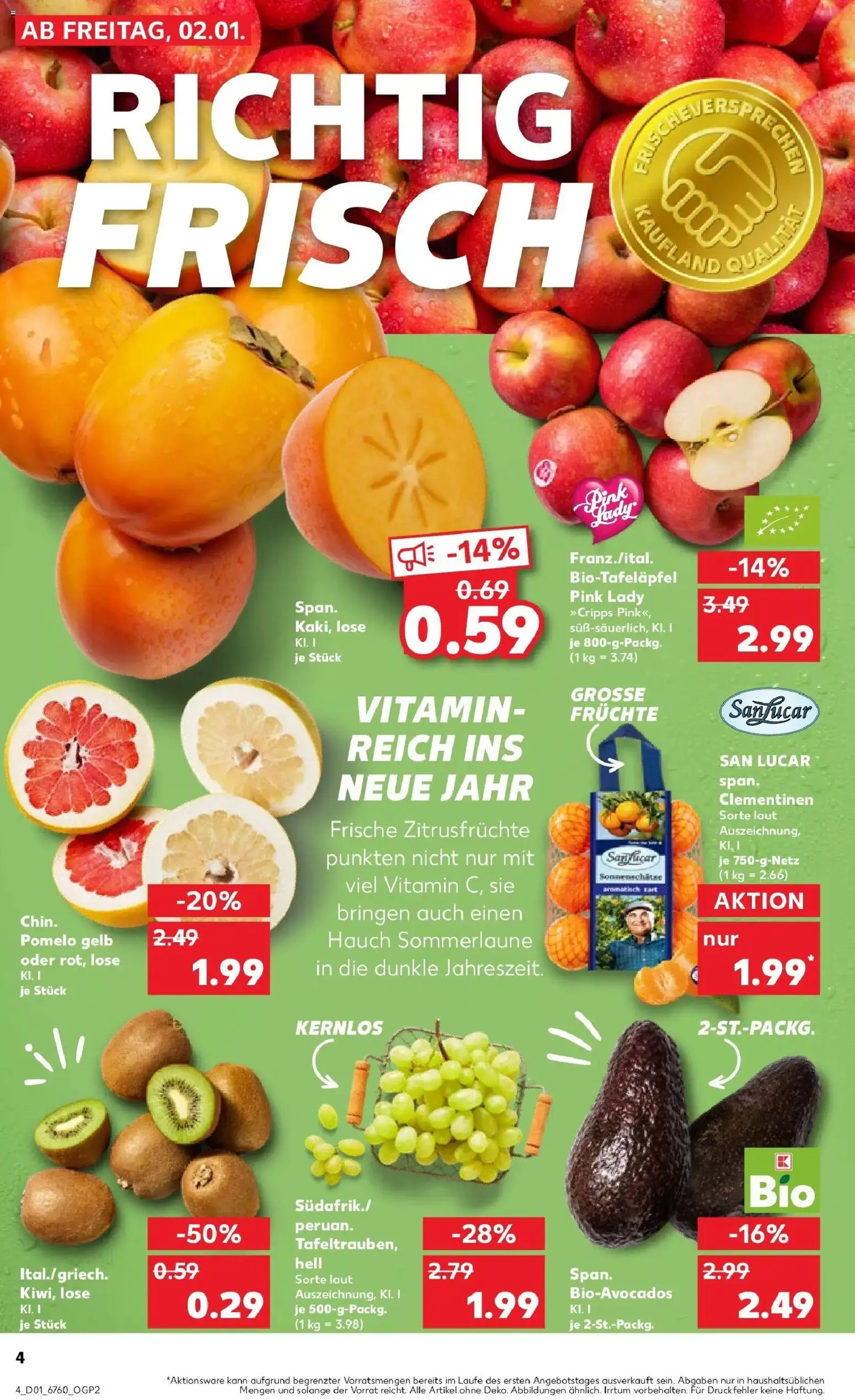 Kaufland prospekt Pegnitz	 – gültig ab 02.01.2026 | Seite: 4