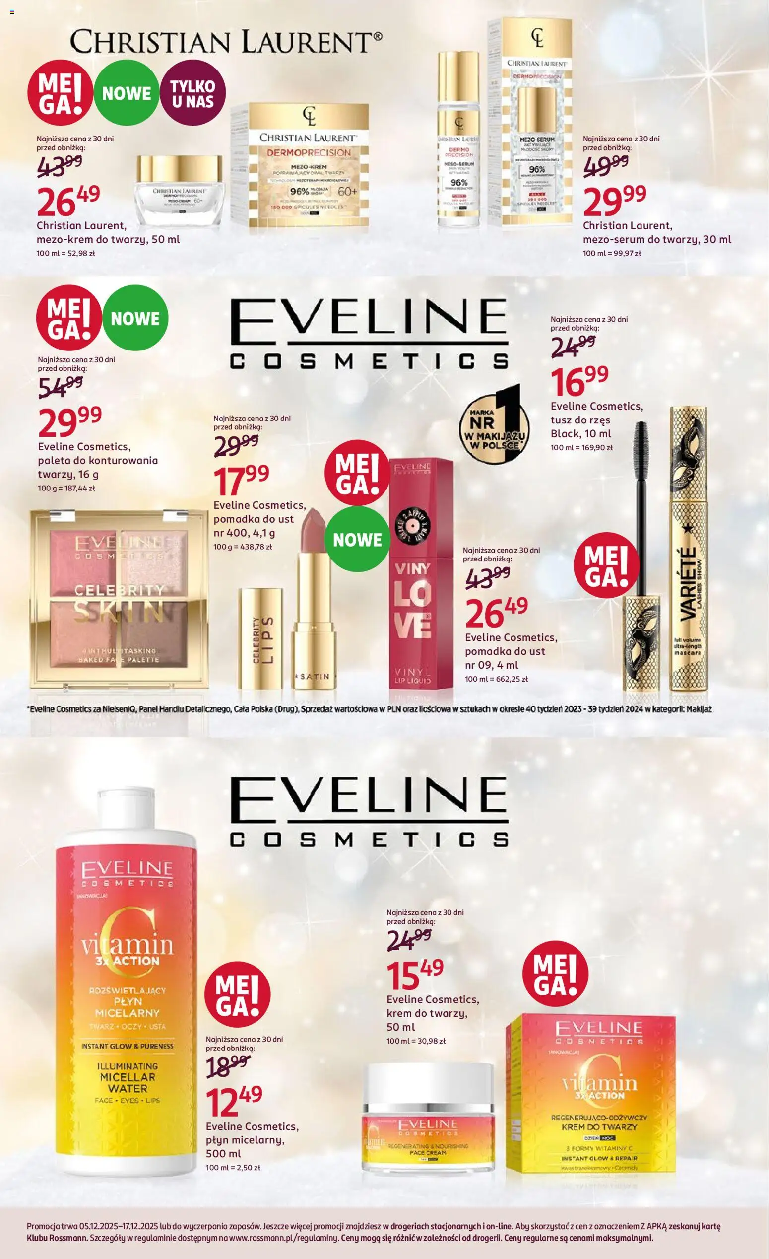 Rossmann Gazetka od 05.12.2025 | Strona: 10 | Produkty: Pomadka, Tusz do rzęs, Krem, Pomadka do ust