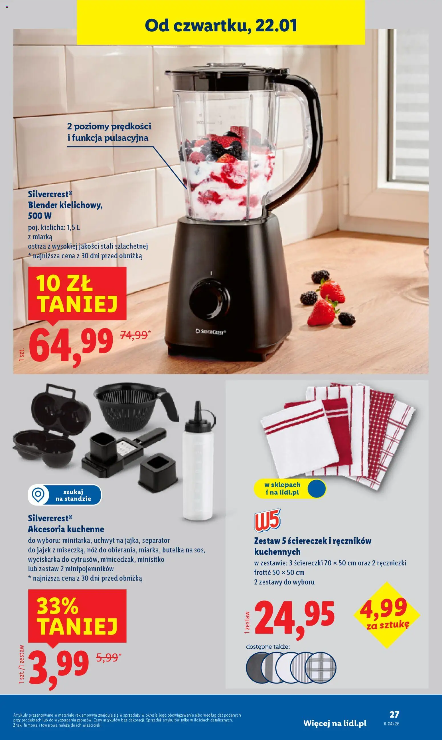 Lidl Katalog od 19.01.2026 | Strona: 29 | Produkty: Blender, Wyciskarka