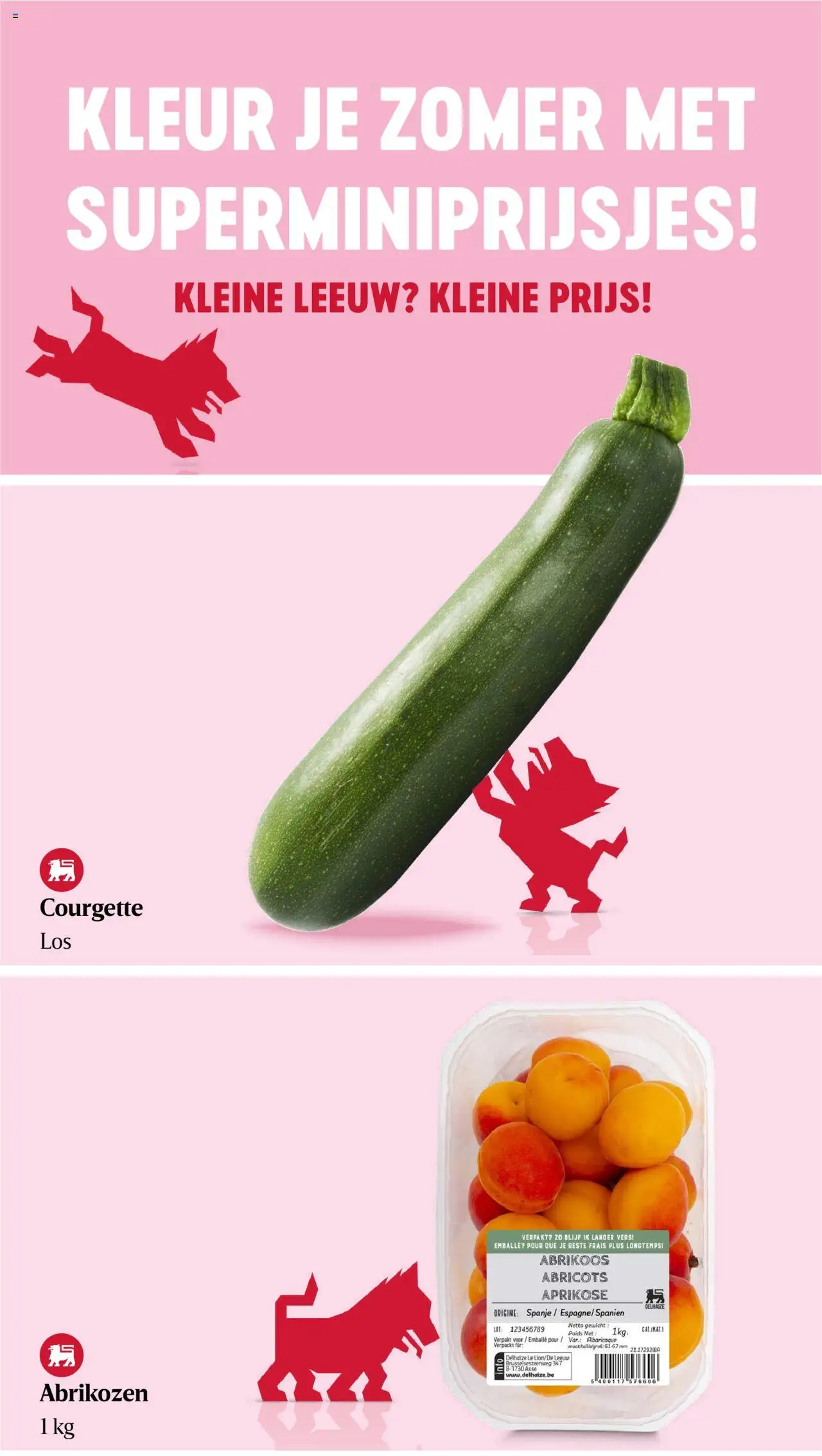  | Pagina: 42 | Producten: Gewicht, Abrikoos, Courgette
