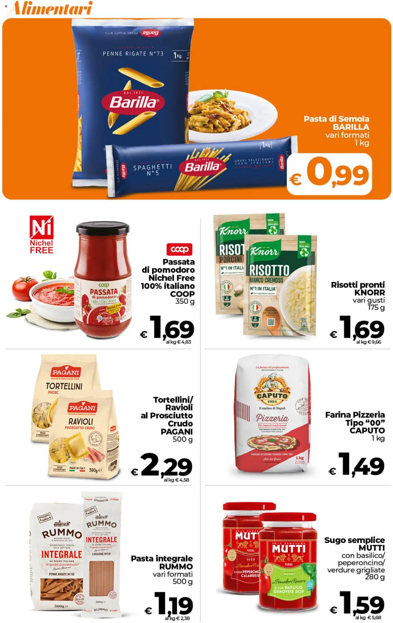 Volantino Ipercoop del 07.04.2026 | Pagina: 33 | Prodotti: Pomodoro, Farina, Pasta, Ravioli