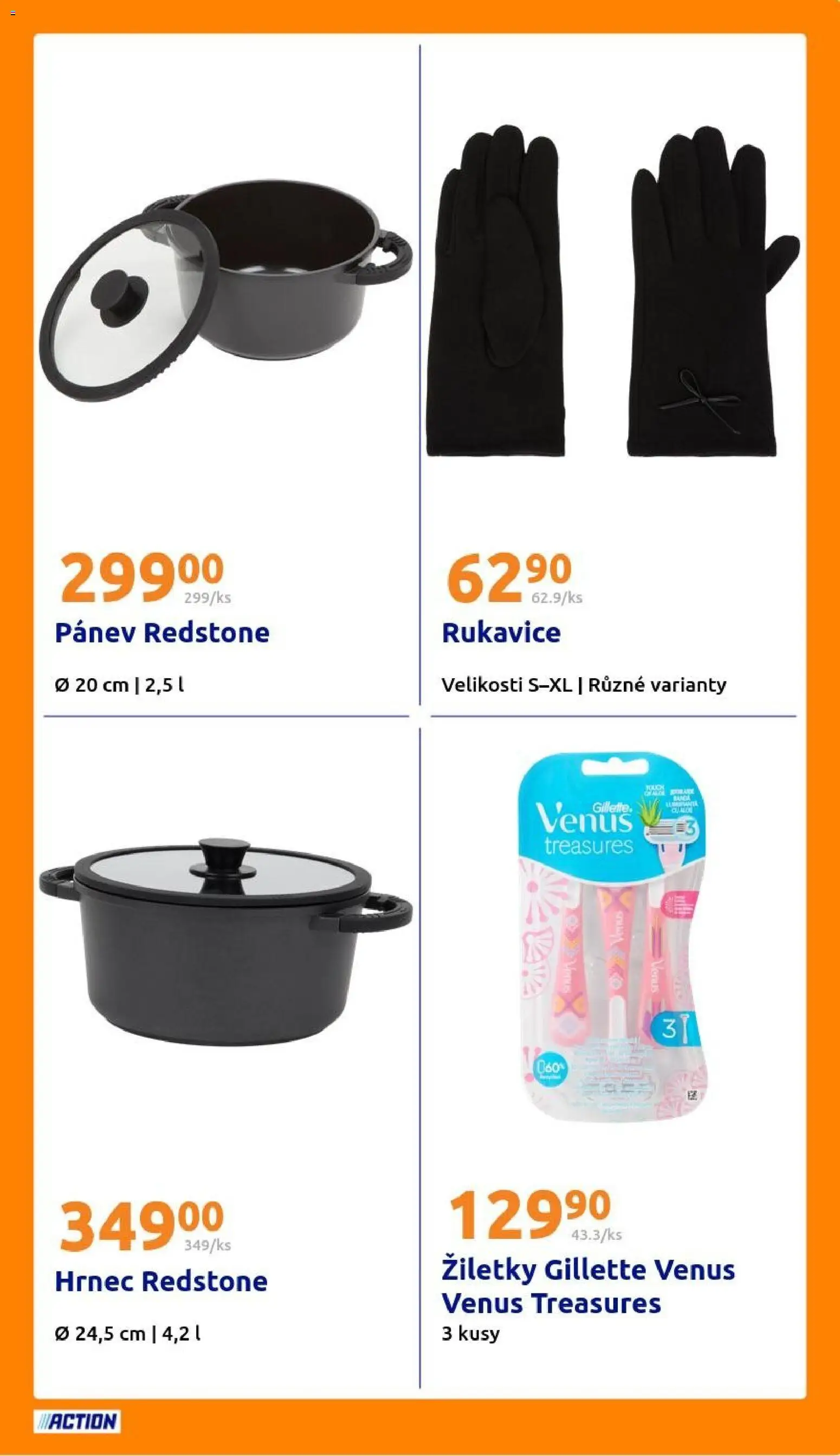 Action leták od 12.11.2025 | Strana: 23 | Produkty: Pánev, Rukavice, Hrnec, Žiletky