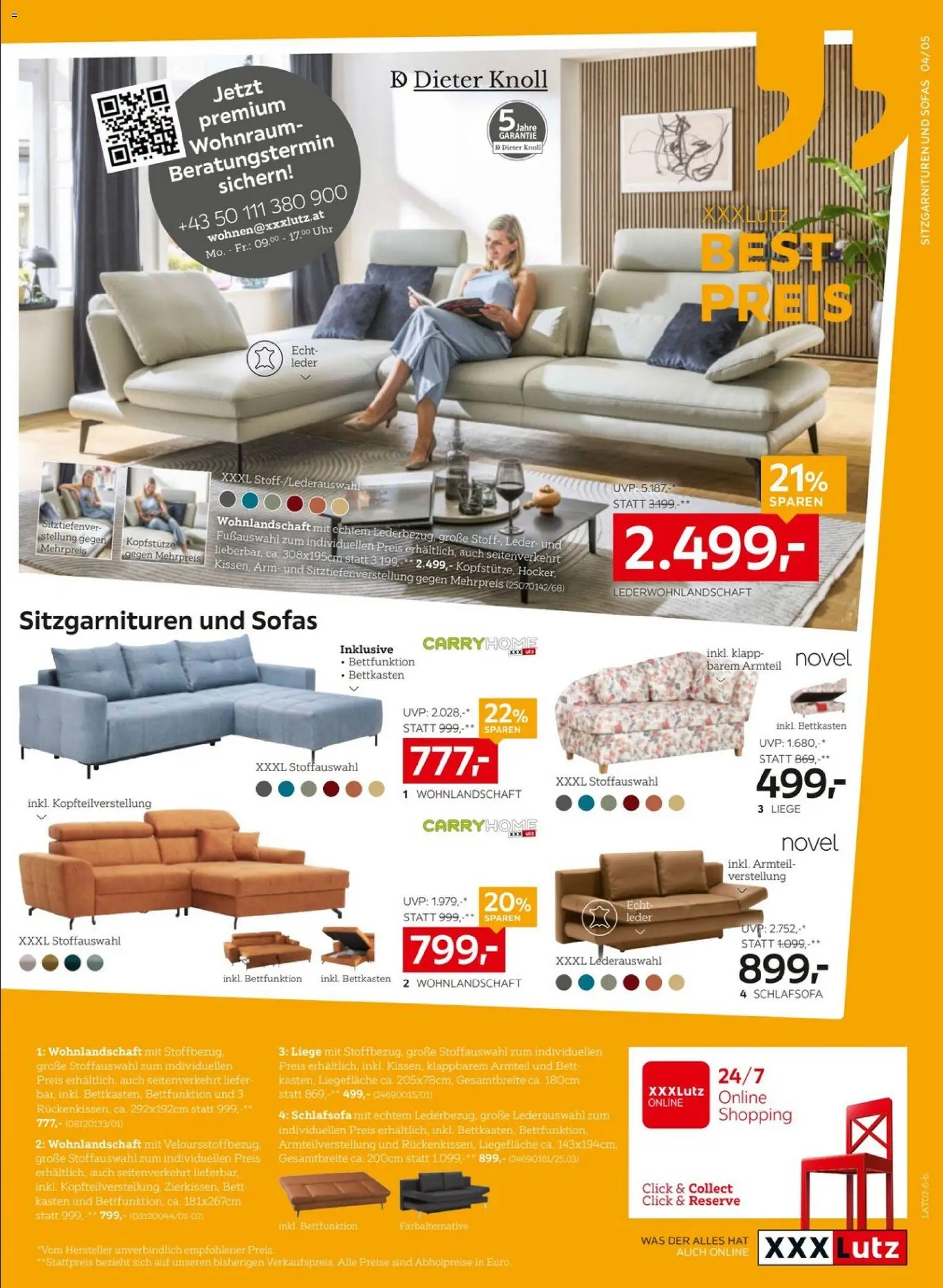 XXXLutz Sitzgarniture gültig ab 10.02.2025 | Seite: 5