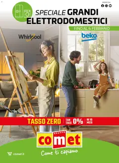 Anteprima del volantino Comet Whirlpool e Beko catalogo valido a partire dal 23.01.2026