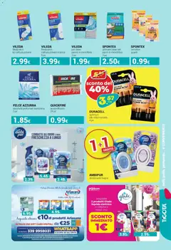 Anteprima del volantino AMBIPUR deodorante bagno, Deodorante bagno 1+1 gratis valido a partire dal 01.02.2026 | Pagina: 17 | Prodotti: Pile, Deodorante, Guanti, Bagno