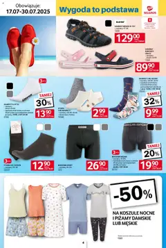 Selgros cash&carry Gazetka - Hot Summer od 17.07.2025 | Strona: 4 | Produkty: Skarpety, Bokserki, Sandały, Bokserki męskie