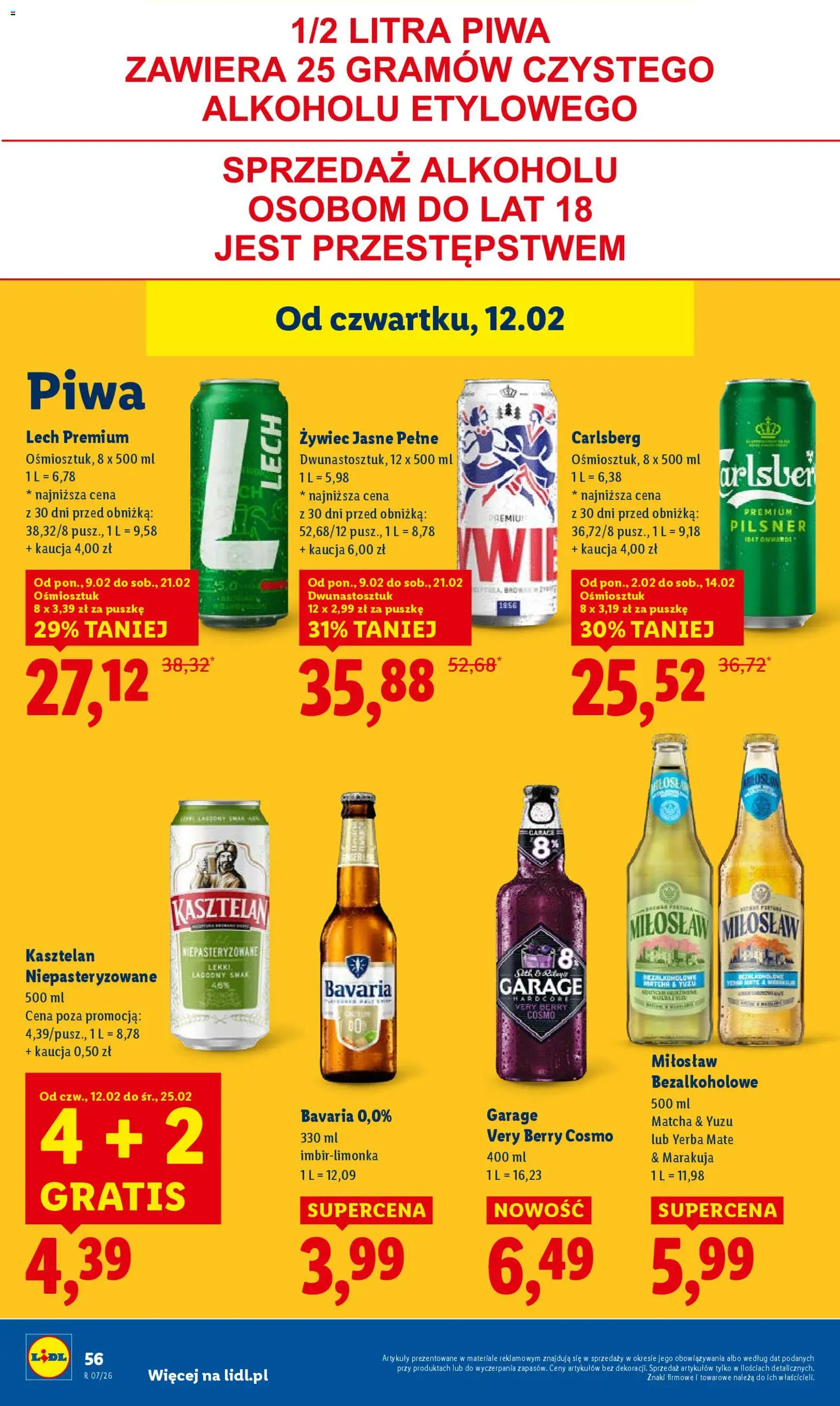 Lidl Gazetka od 12.02.2026 | Strona: 56 | Produkty: Yerba mate