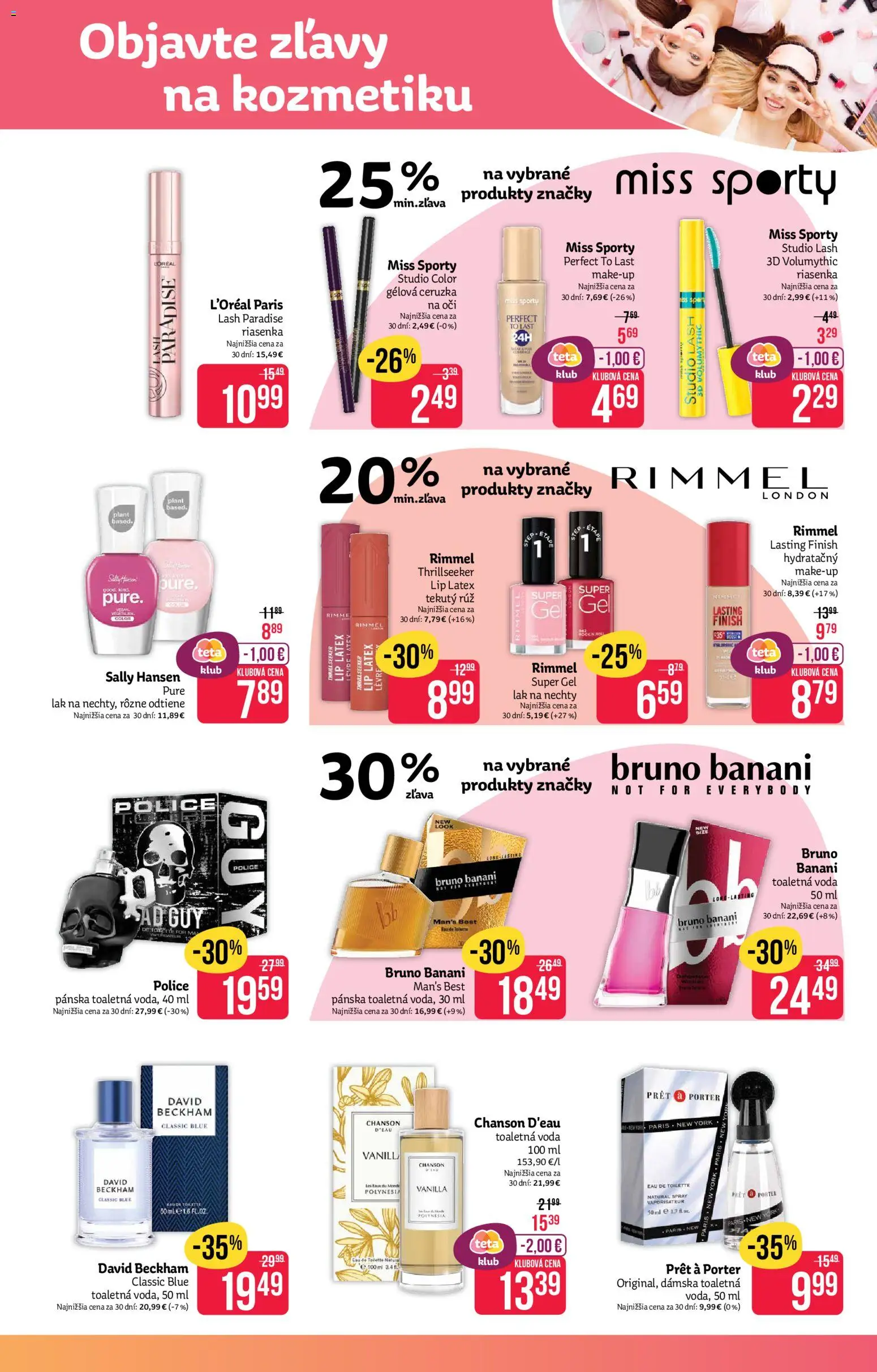 Nové Teta drogerie akcie – leták je platný od 10.11.2025 | Strana: 3 | Produkty: Police, Ceruzka na oči, Ceruzka