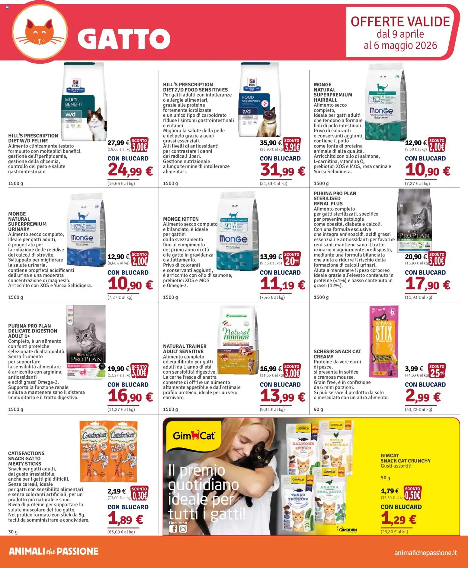 Volantino Il Gigante del 09.04.2026 | Pagina: 5 | Prodotti: Salmone, Formaggio, Spinaci, Zucchine