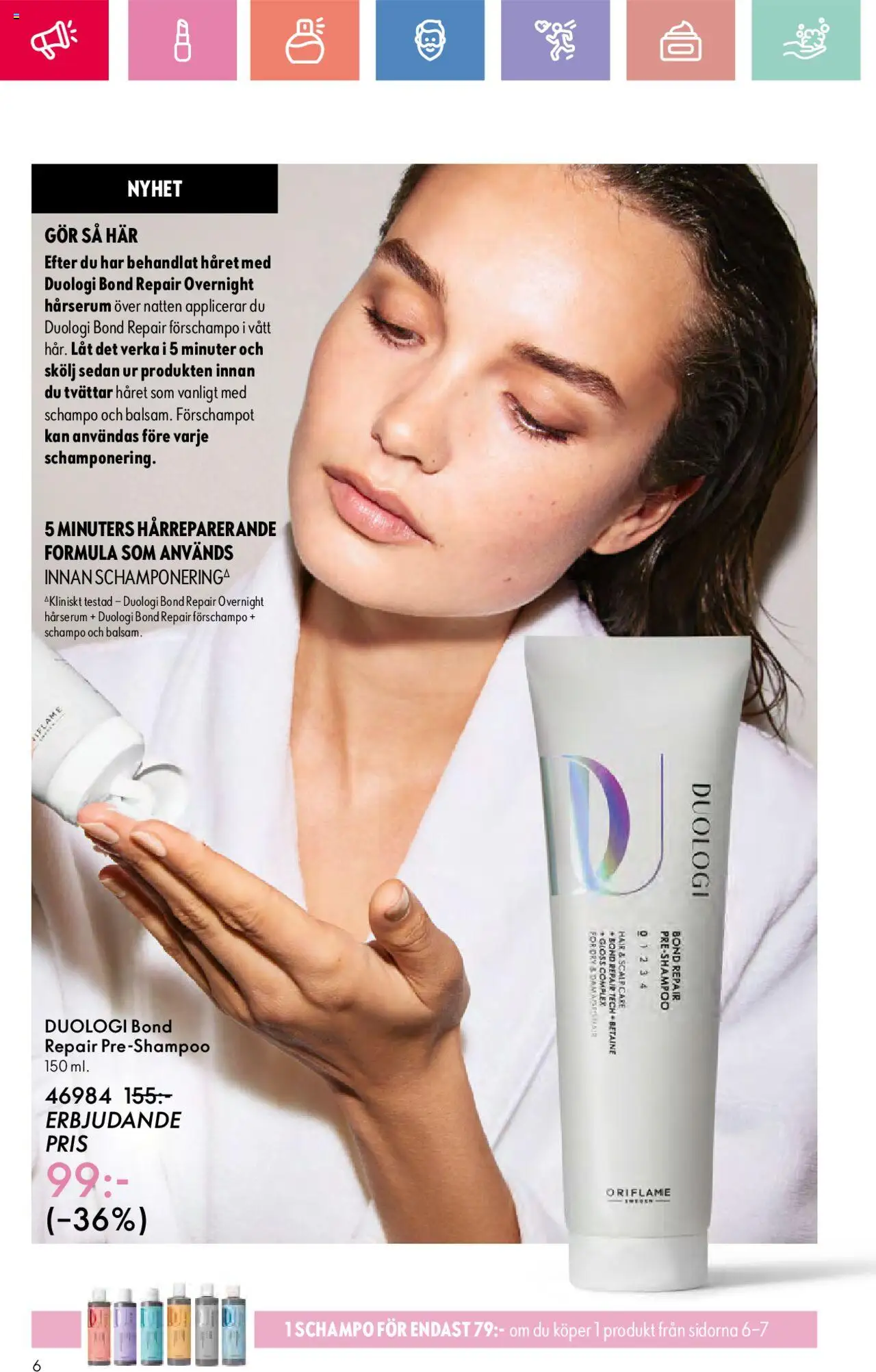 Oriflame reklamblad aktuell från 03.08.2025 | Sida: 6 | Produkter: Schampo