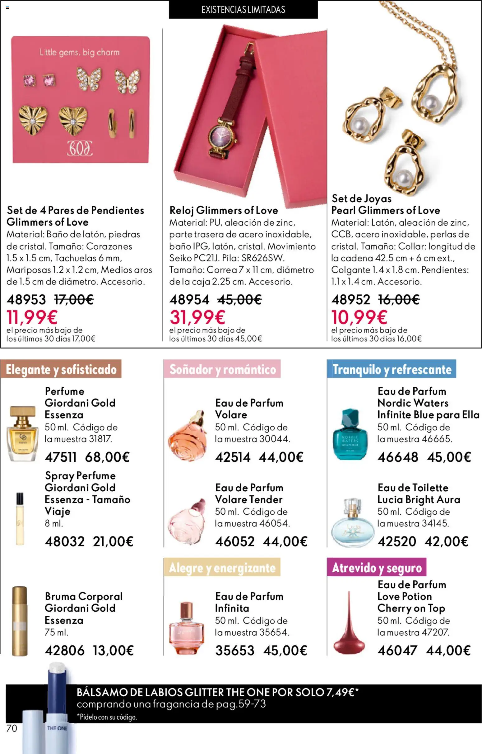 Oriflame - Catálogo Campaña 6 │ válido desde el 22.04.2026 | Página: 70 | Productos: Perfume, Fragancia, Reloj, Eau de parfum