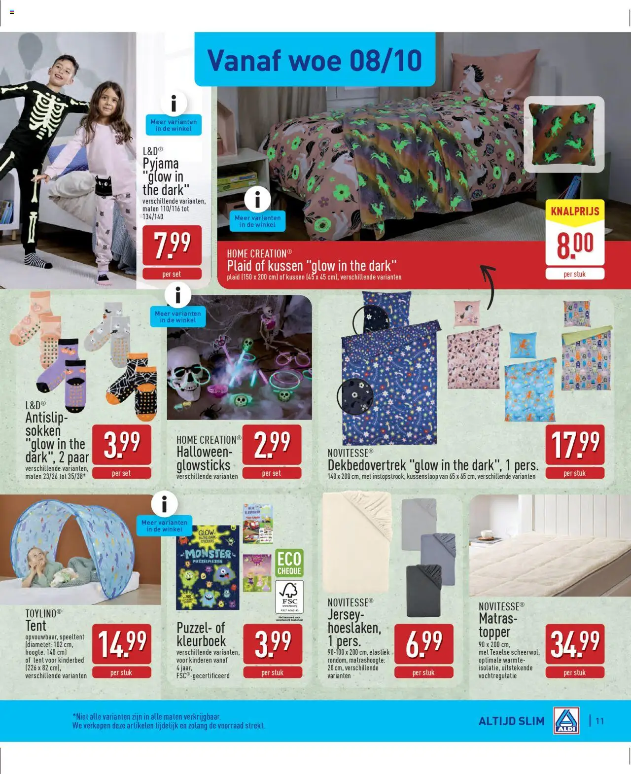 {H1} | Pagina: 11 | Producten: Elastiek, Matras, Puzzel, Sokken