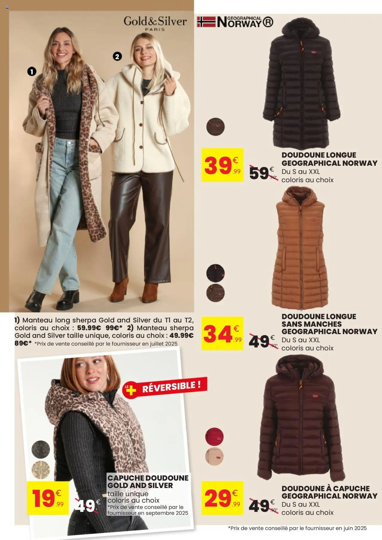 {H1} | Page: 3 | Produits: Manteau, Doudoune