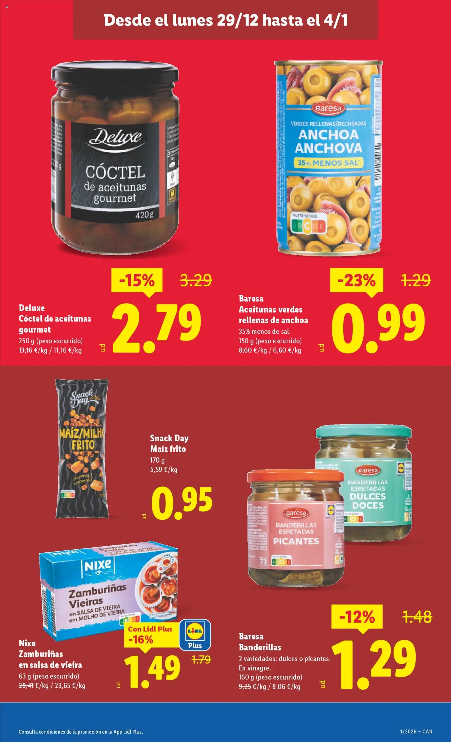 Lidl - Canarias │ válido desde el 29.12.2025 | Página: 13 | Productos: Peso, Anchoa