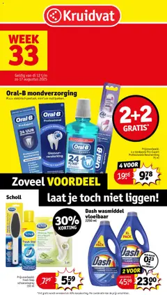 Kruidvat folder week 33 - Voorbeeld van een folder van Kruidvat, geldig van 12.08.2025