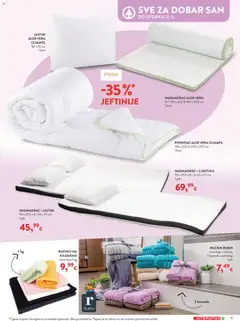 Interspar Apartmani - Pregled kataloga iz trgovine Interspar, vrijedi od 15.04.2026 | Stranica: 11 | Proizvodi: Jastuk, Pokrivač, Ručnik, Nadmadrac