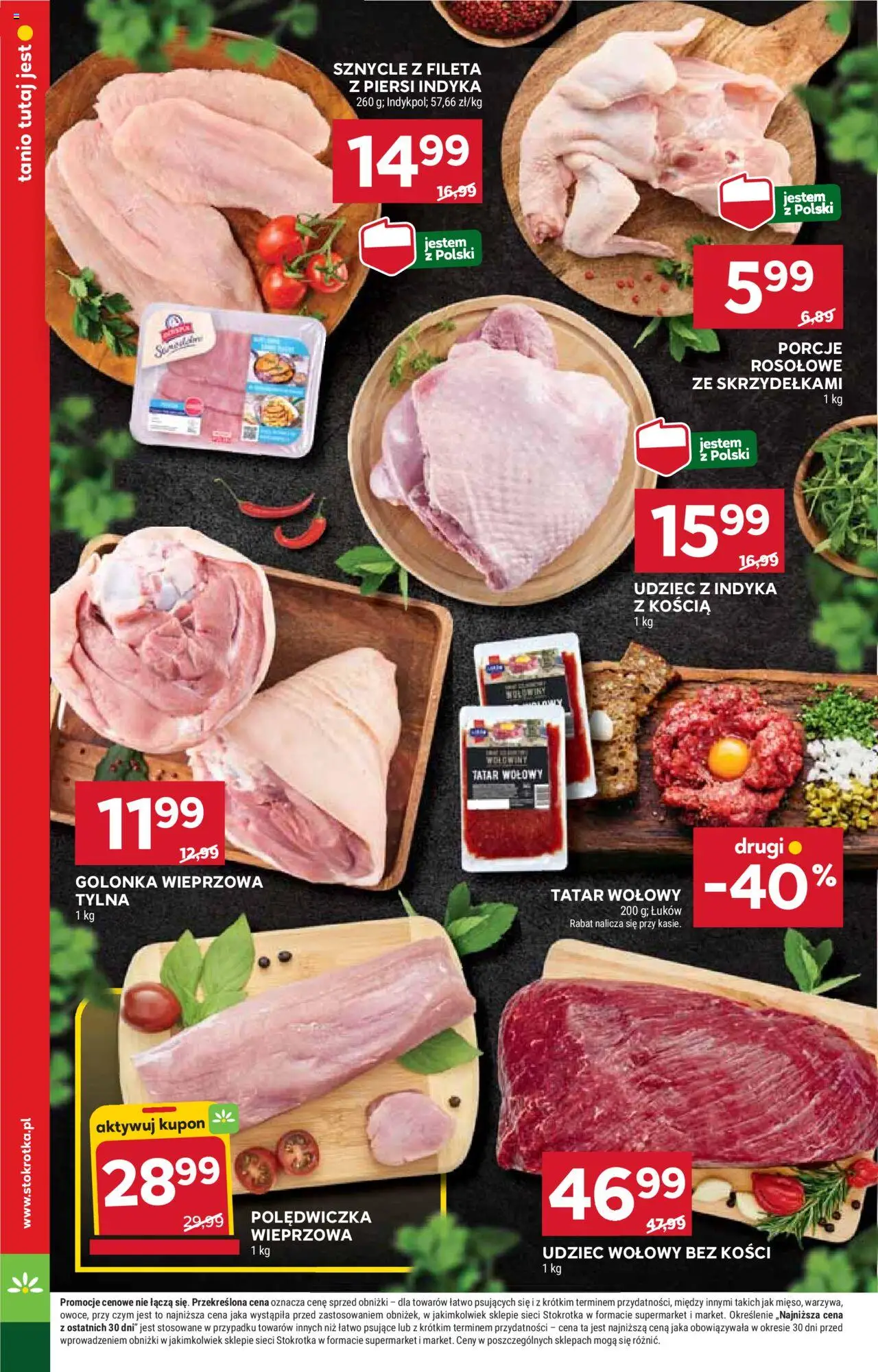 Stokrotka Gazetka od 18.09.2025 | Strona: 12 | Produkty: Piersi, Stokrotka, Golonka wieprzowa, Tatar
