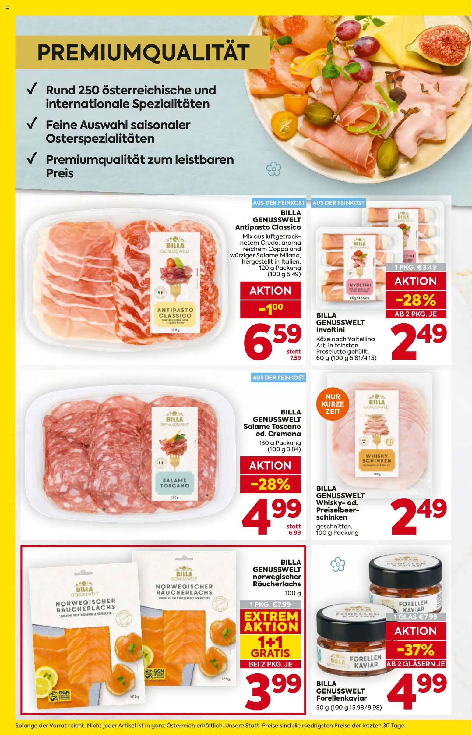 Billa Flugblatt - Niederösterreich gültig ab 05.03.2026 | Seite: 4 | Produkte: Käse, Schinken