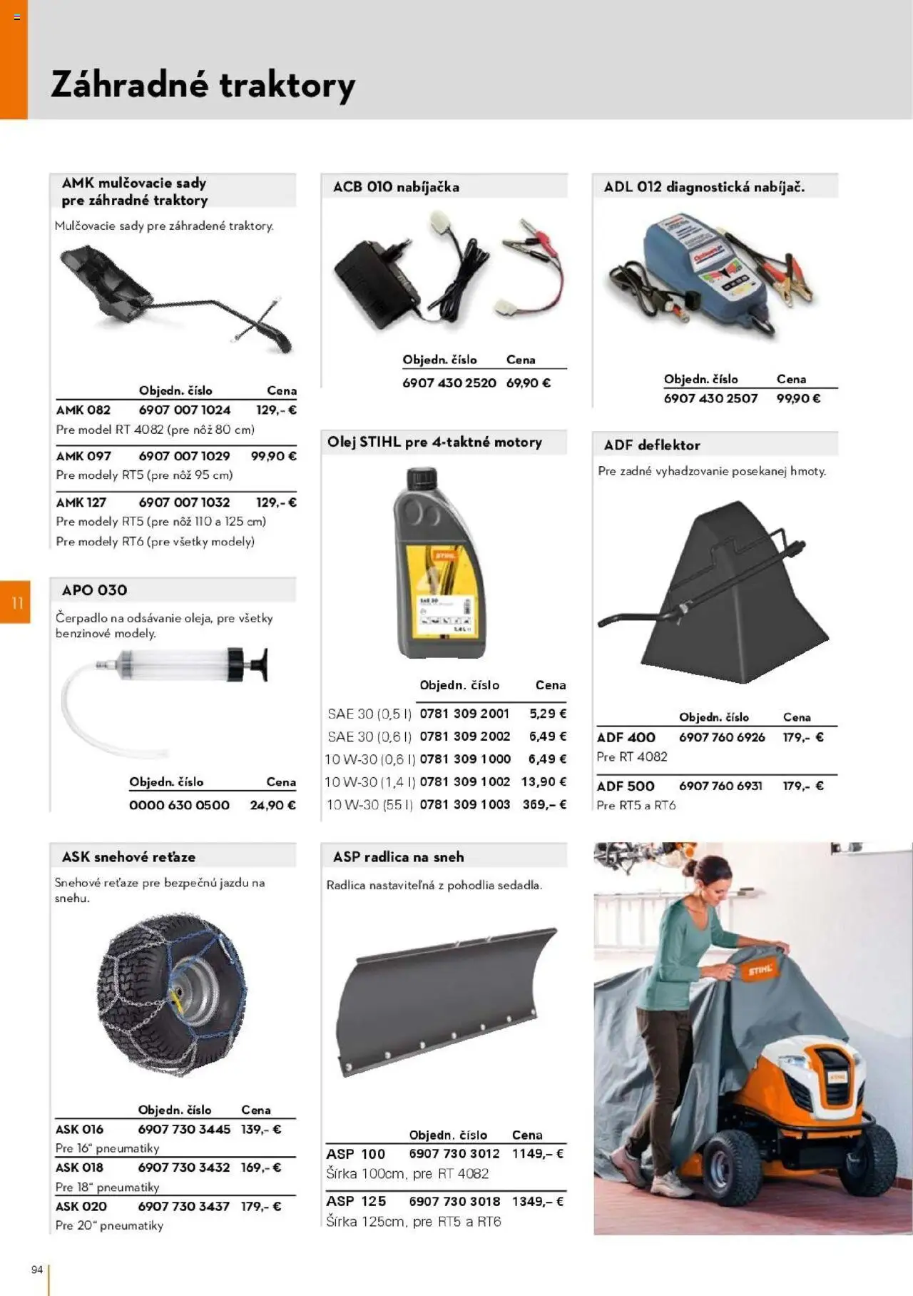 Nové STIHL akcie – leták je platný od 01.04.2025 | Strana: 94 | Produkty: Čerpadlo, Nabíjačka