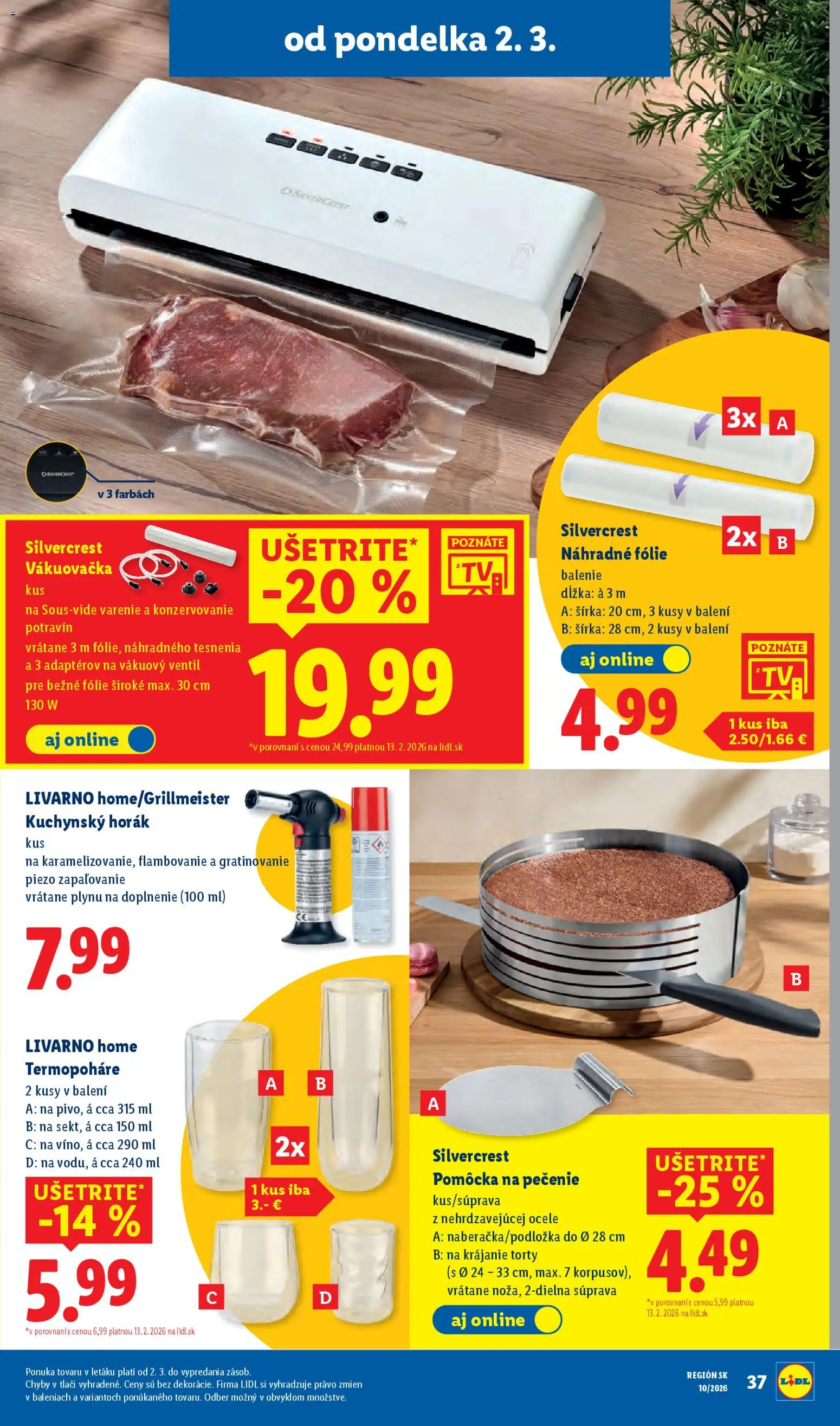 Nové Lidl akcie – leták je platný od 05.03.2026 | Strana: 87 | Produkty: Ventil, Vákuovačka
