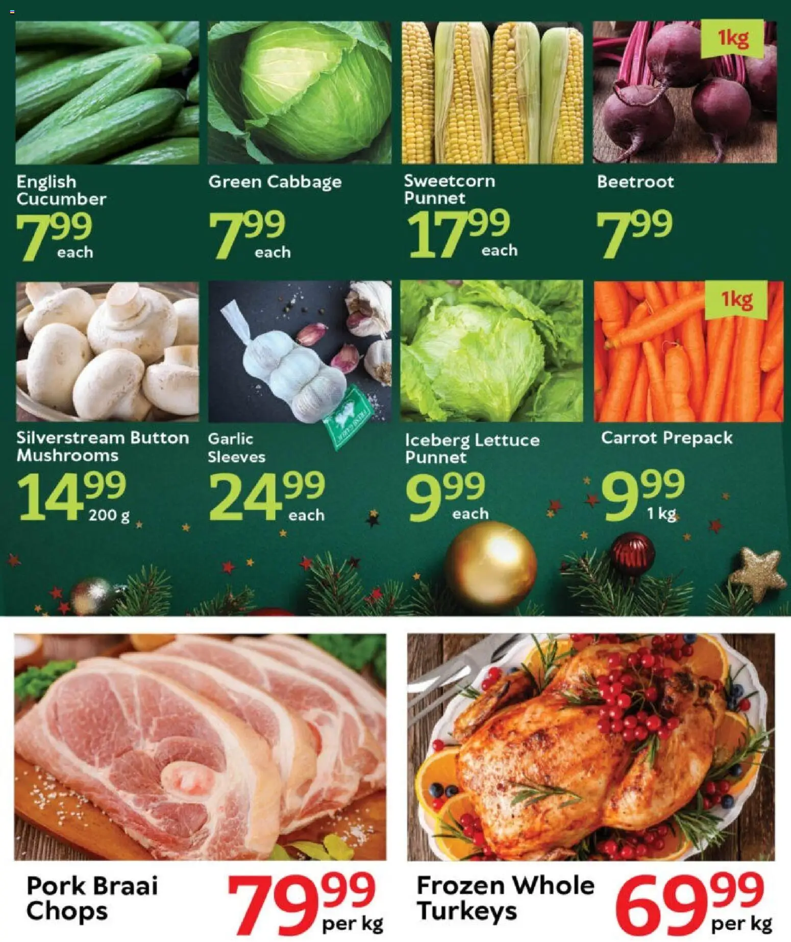 New Oxford Freshmarket catalogue – valid from 18.11.2025 | Page: 2 | Products: Mushrooms, Pork, Garlic, Lettuce