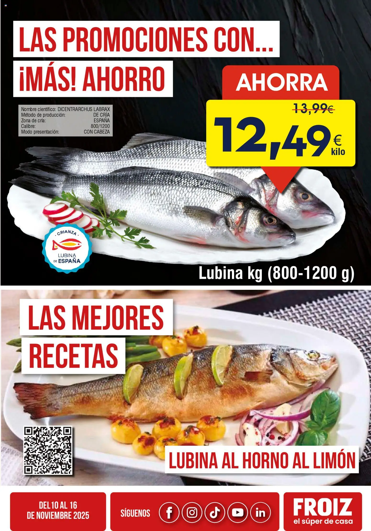 Froiz Oferta semanal │ válido desde el 10.11.2025 | Página: 2 | Productos: Horno
