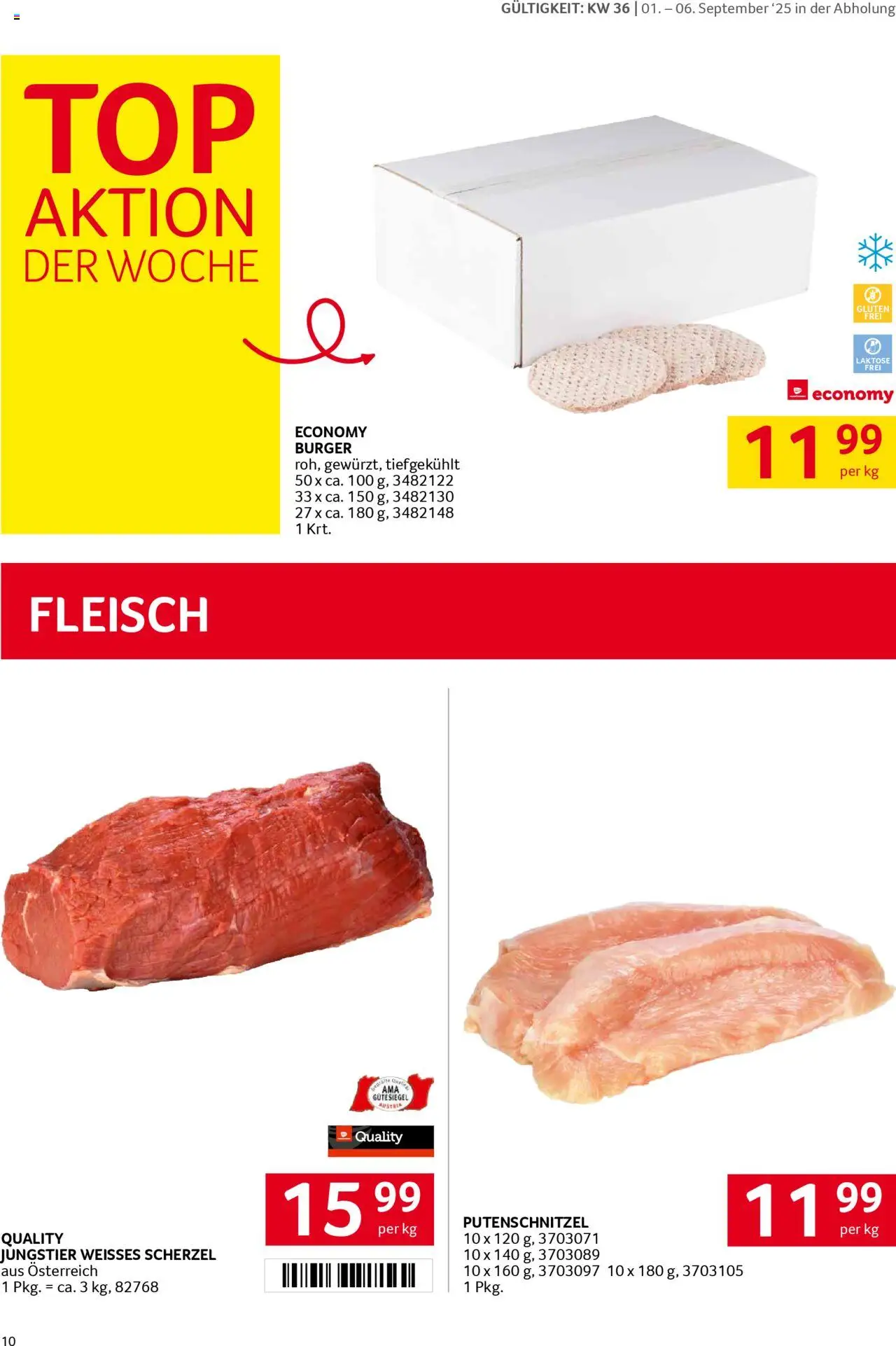 Transgourmet Flugblatt gültig ab 31.08.2025 | Seite: 10