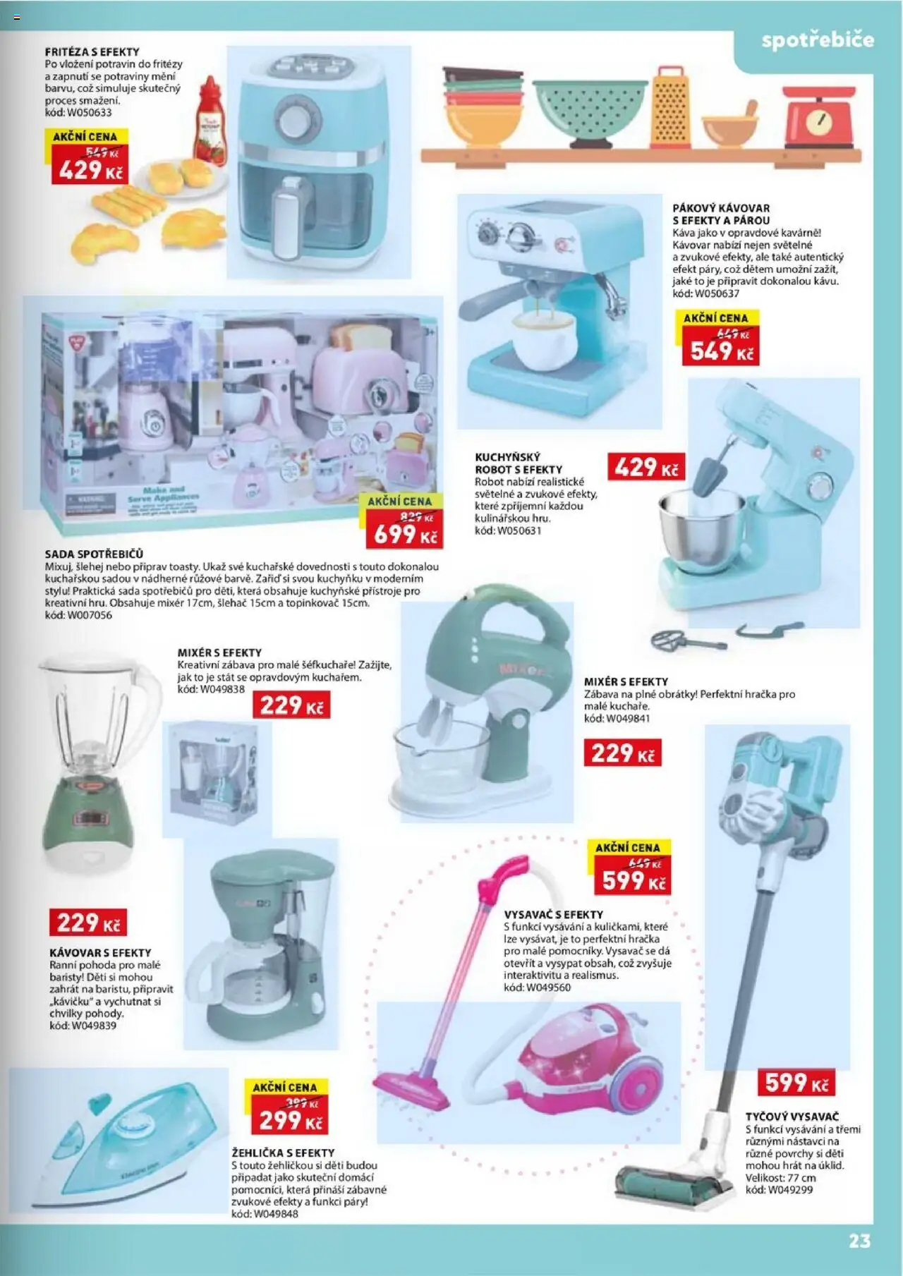 Wiky katalog - Vánoce 2025 od 14.10.2025 | Strana: 23 | Produkty: Káva, Pákový kávovar, Mixér, Fritéza