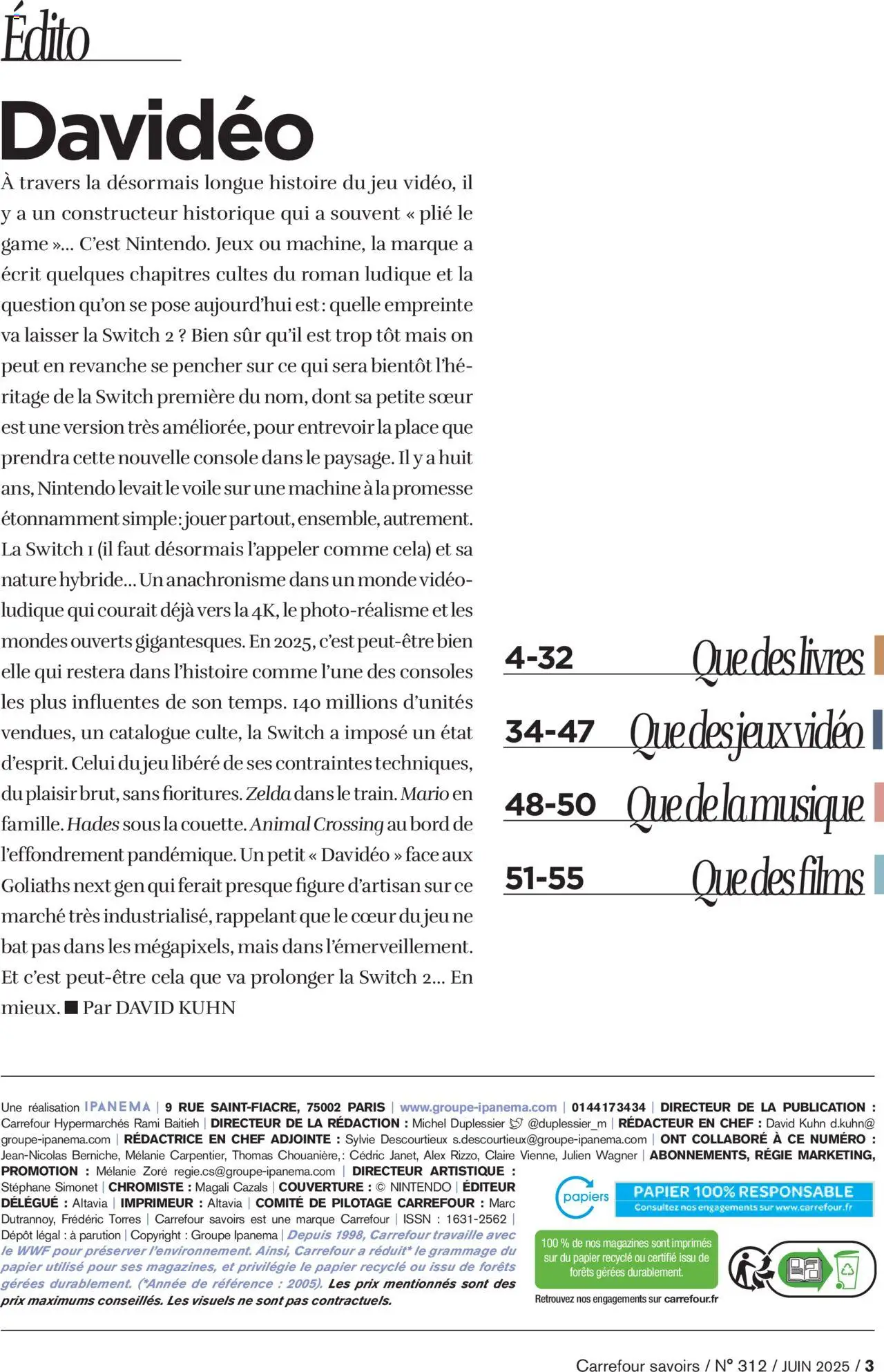  | Page: 3 | Produits: Vidéo, Mais, Couverture, Jeux