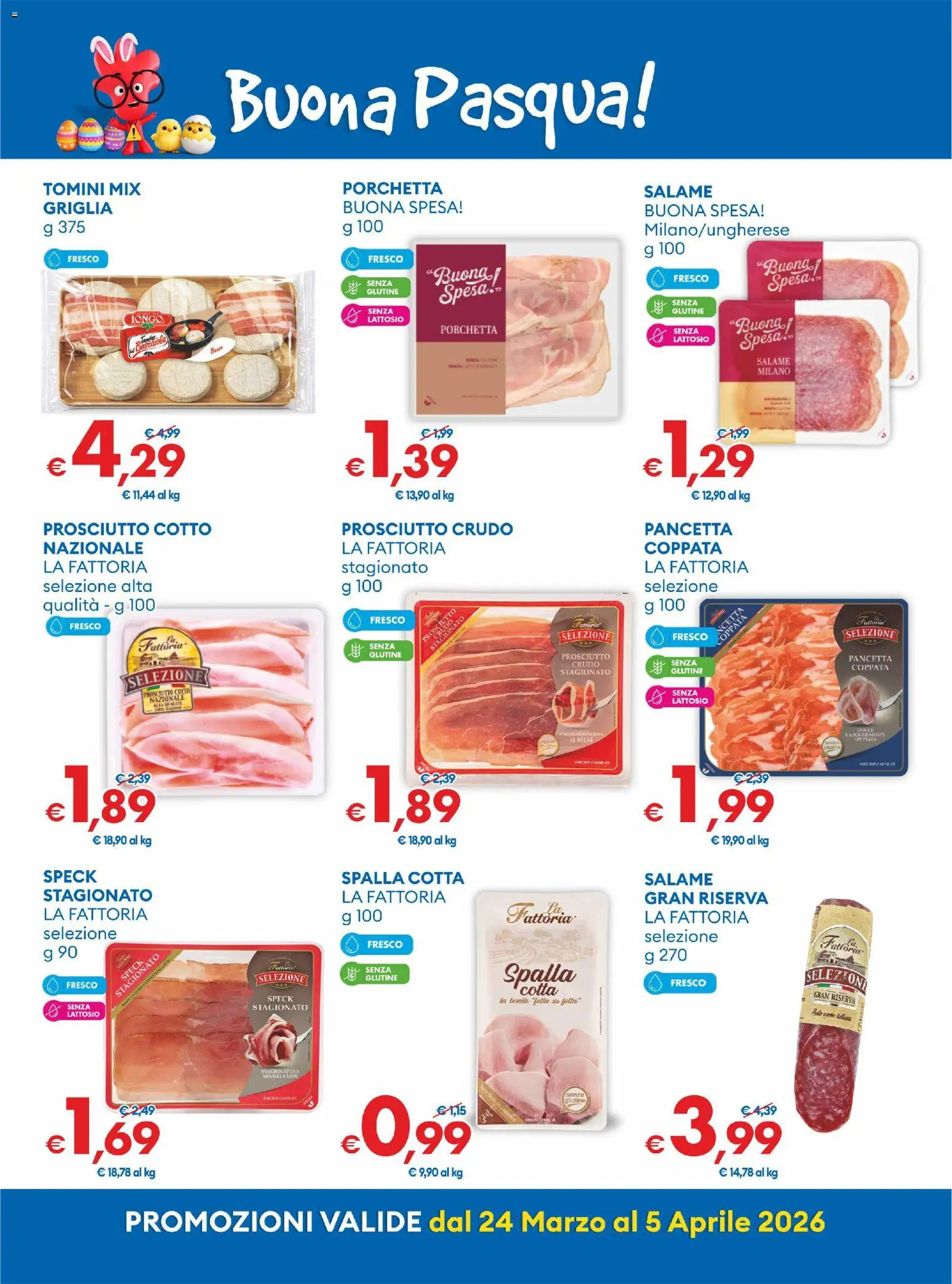 Volantino MD Discount del 24.03.2026 | Pagina: 3 | Prodotti: Speck, Prosciutto Cotto, Prosciutto, Griglia