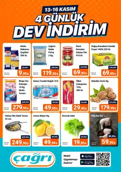 13.11.2025 tarihinden itibaren geçerli olan Çağrı Market kataloğu önizlemesi