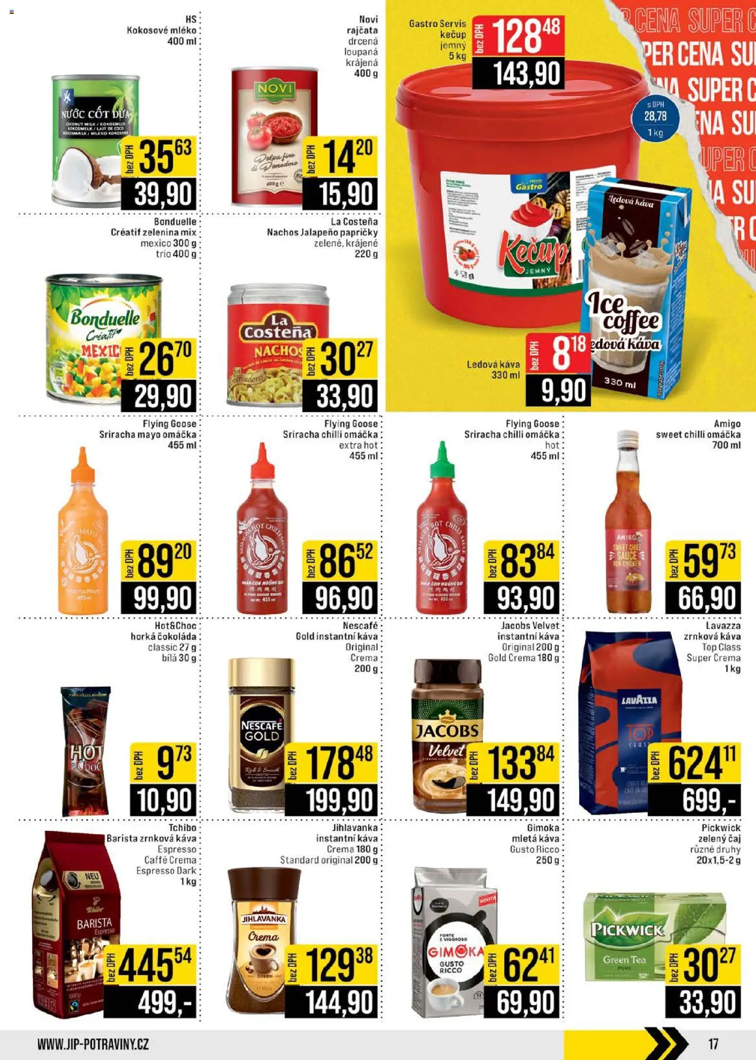 Jip leták - Cash & Carry od 26.11.2025 | Strana: 17 | Produkty: Čaj, Kečup, Lavazza, Zelenina