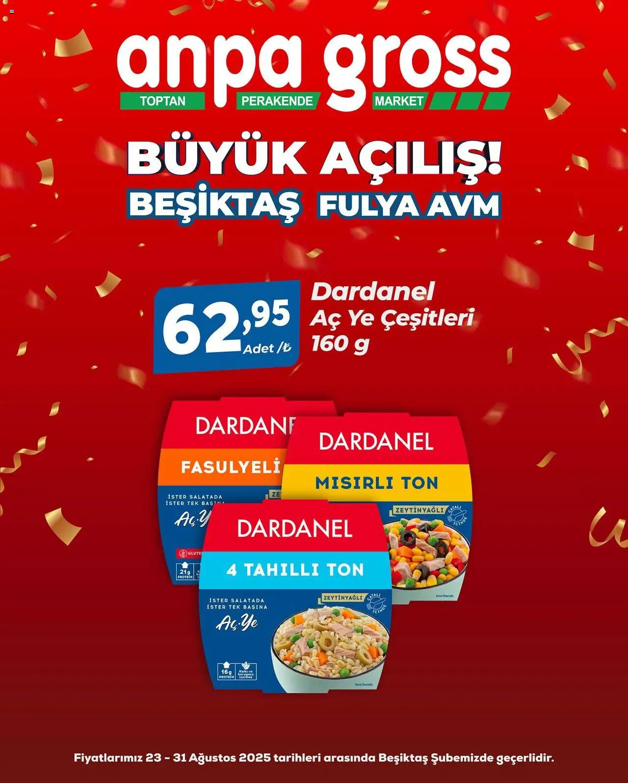 Anpa Gross Büyük Açılış - 23.08.2025 tarihinden itibaren geçerlidir | Sayfa: 58