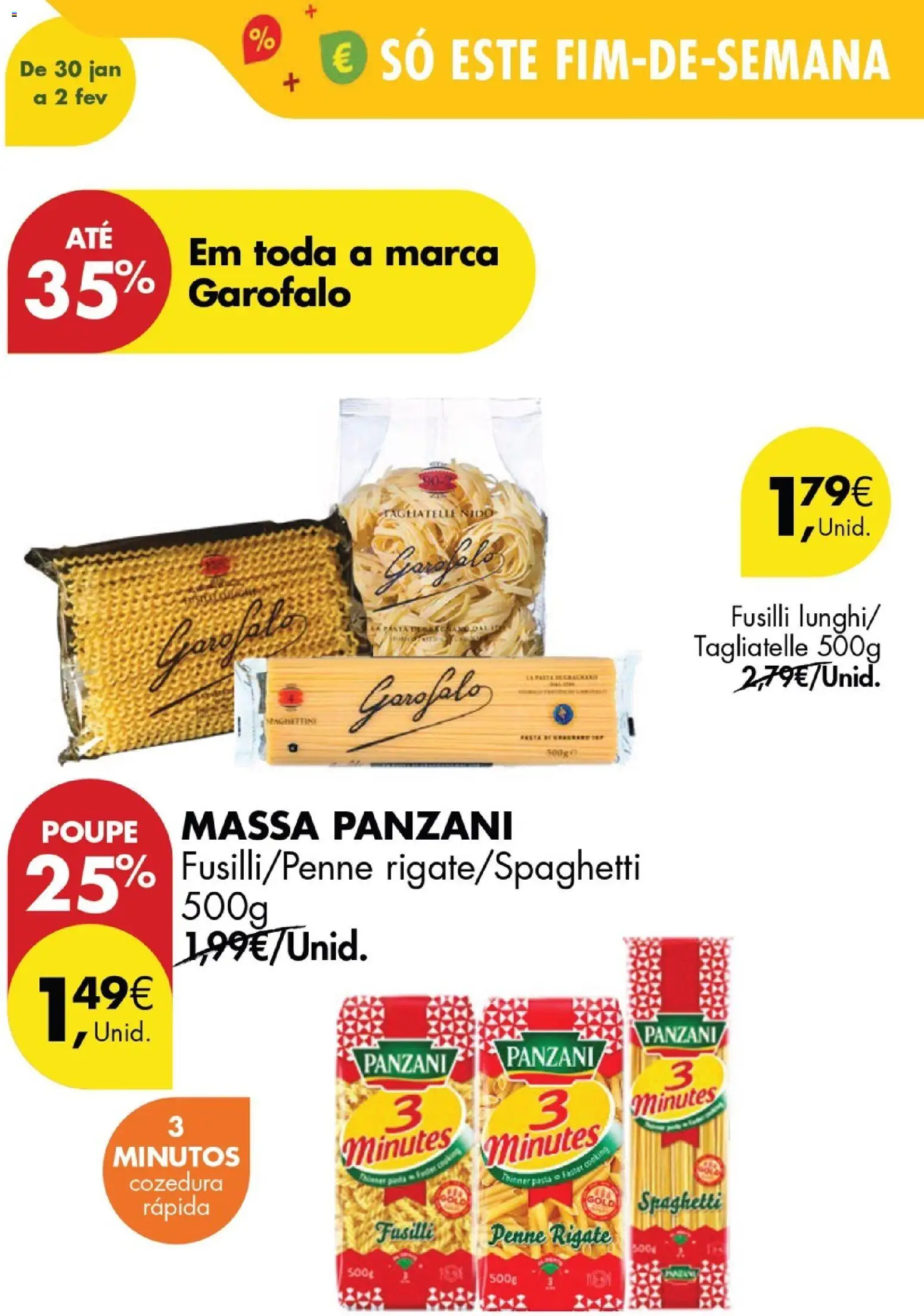 Pingo Doce Poupe este Fim de Semana │ válido de 30.01.2026 | Página: 15 | Produtos: Massa