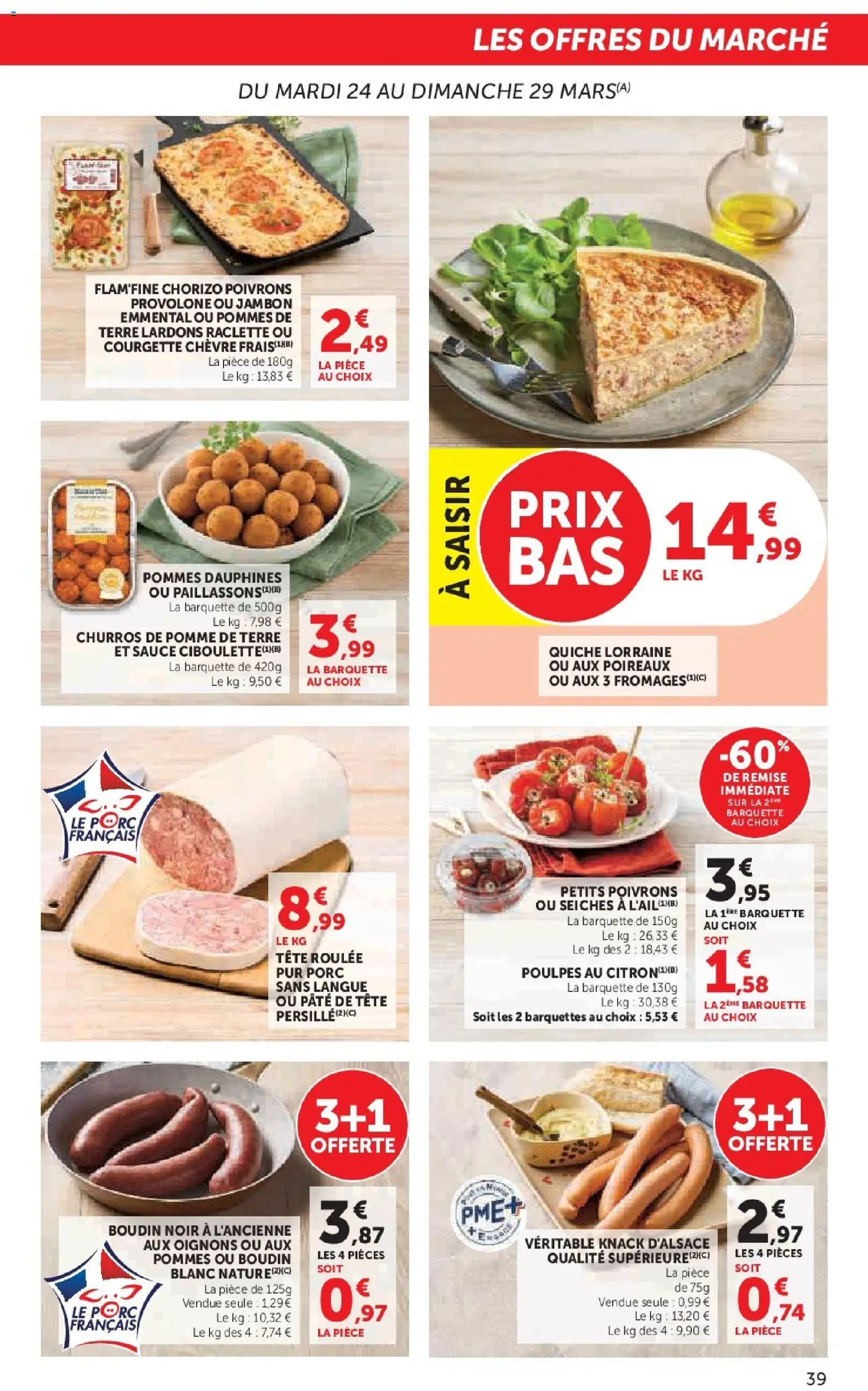 {H1} | Page: 39 | Produits: Pomme, Courgette, Oignons, Provolone