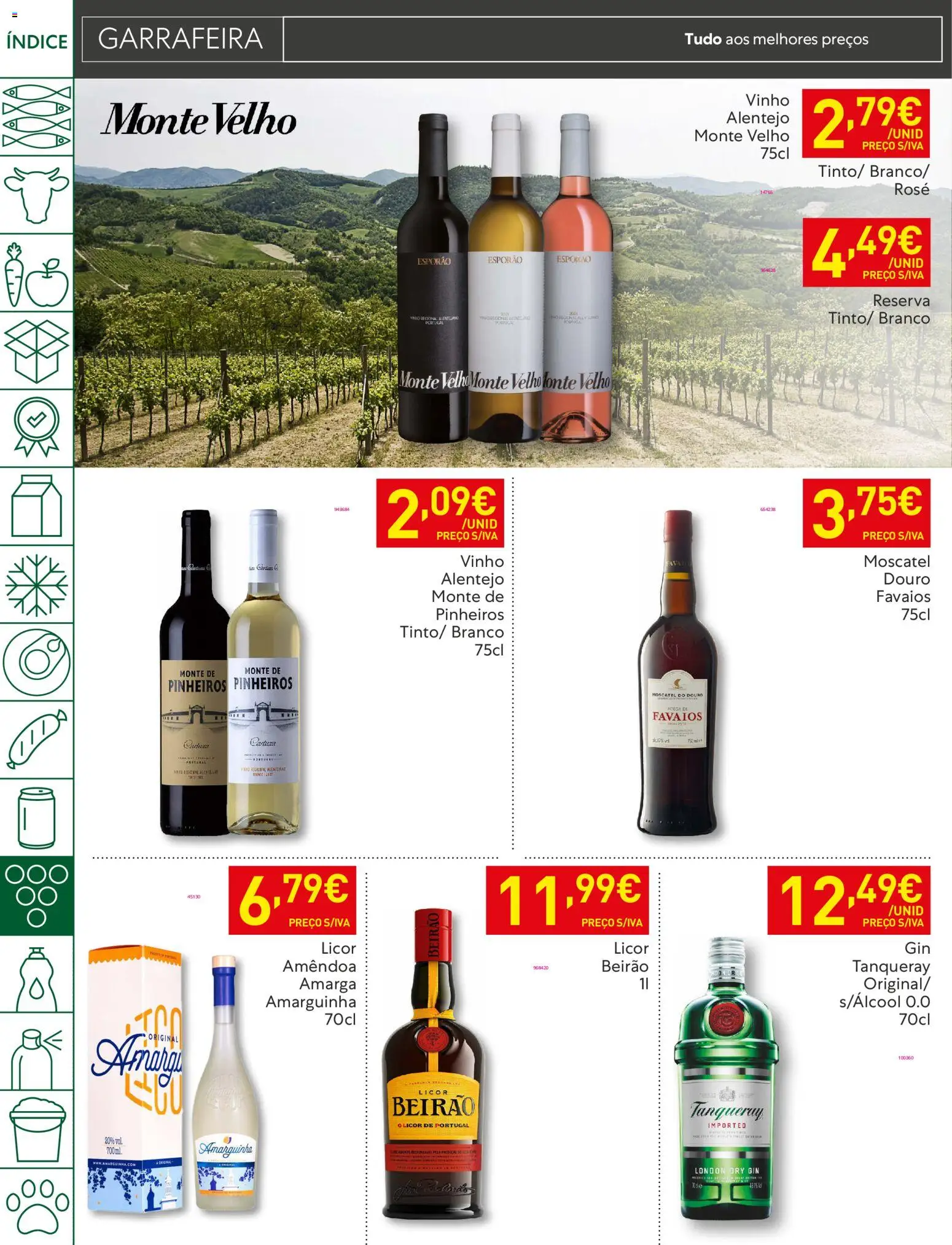 Recheio folheto │ válido de 13.01.2026 | Página: 34 | Produtos: Licor, Vinho, Gin