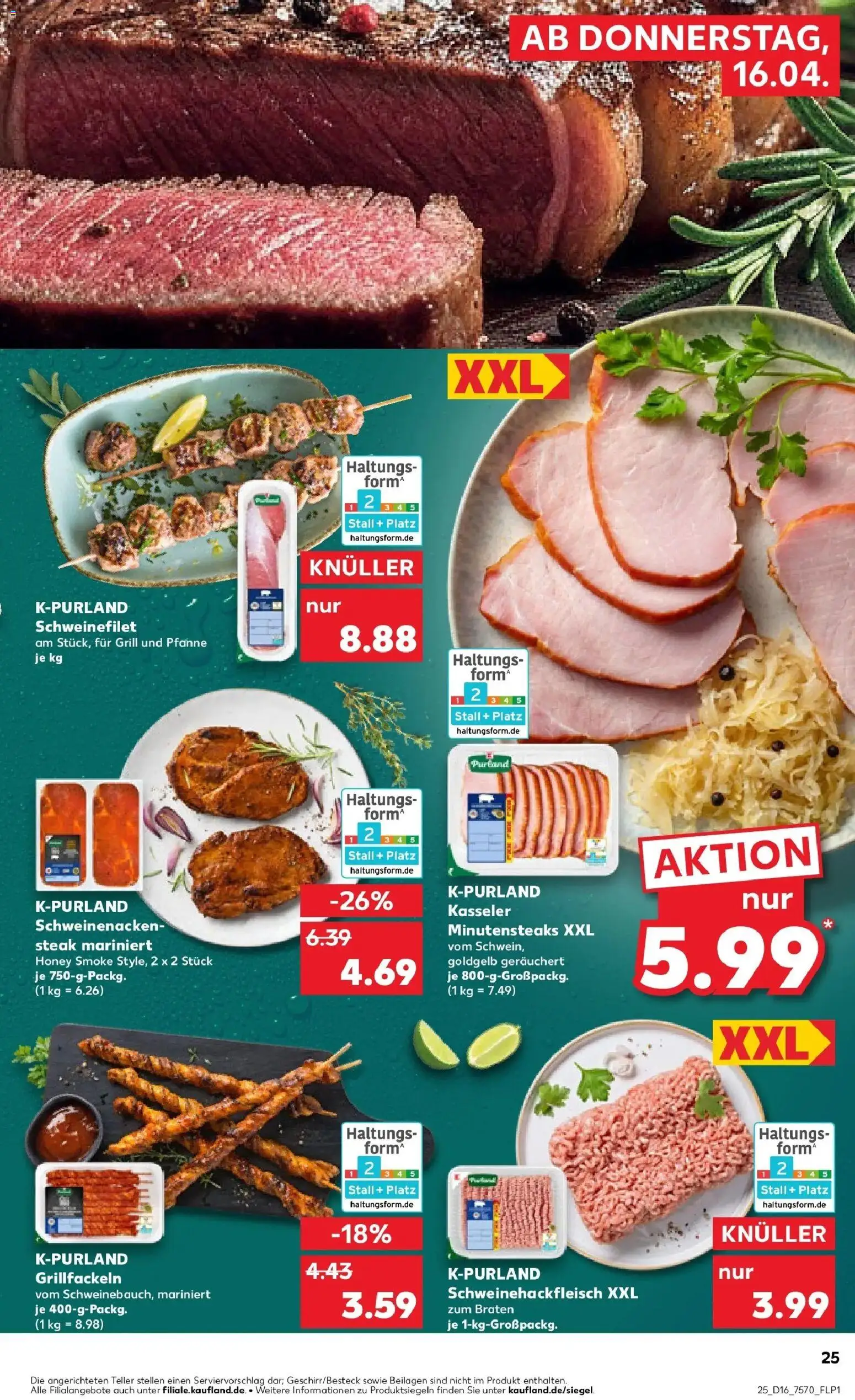 Kaufland Prospekt Monheim Am Rhein	 – gültig ab 13.04.2026 | Seite: 37 | Produkte: Grill, Schweinenacken, Schweinefilet, Steak