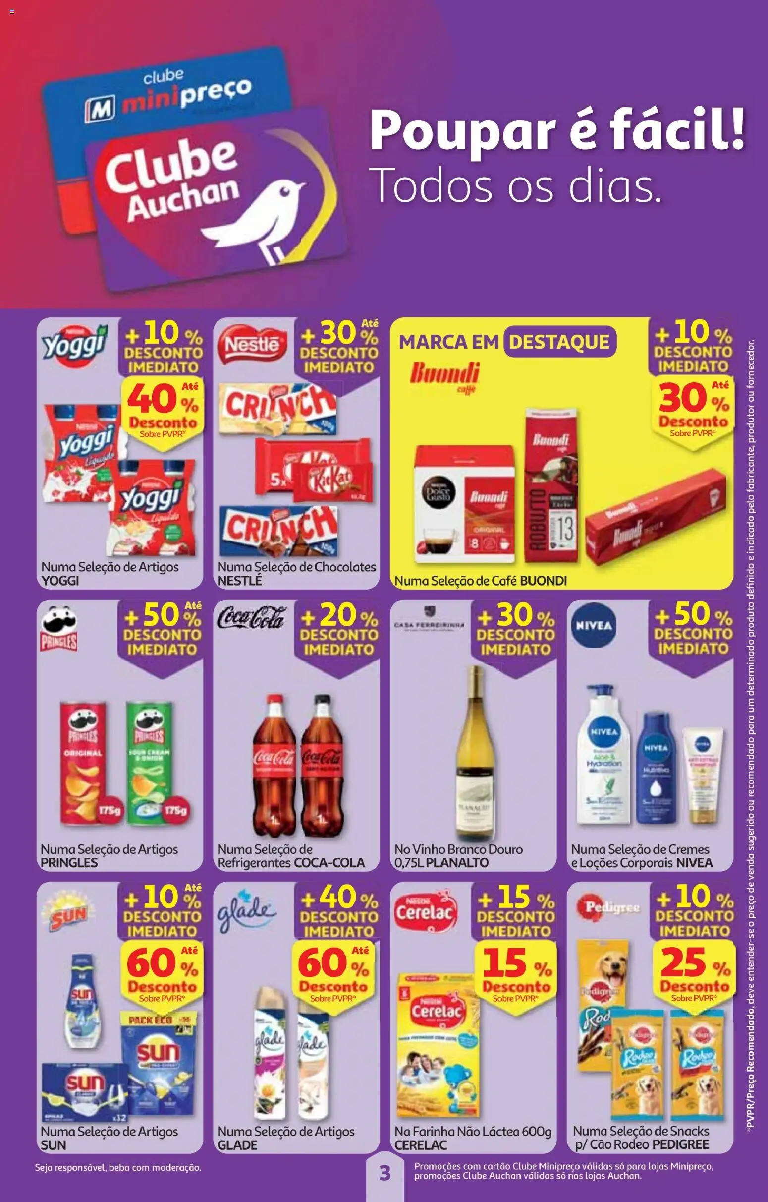 Minipreço folheto │ válido de 18.12.2025 | Página: 3 | Produtos: Cafe buondi, Chocolates, Nestlé, Vinho